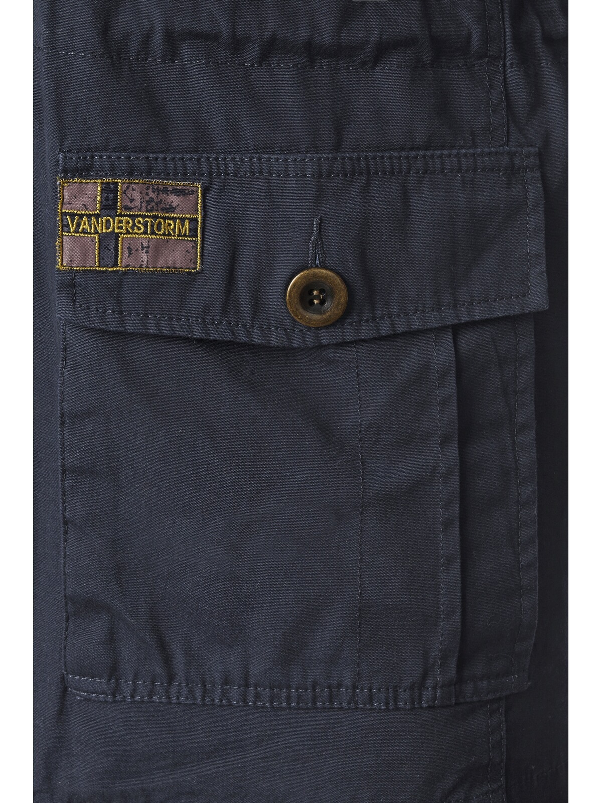 Jan Vanderstorm Fieldjacket »Fieldjacket BROR«, (1 St.), ohne Kapuze, in modischer Used-Optik