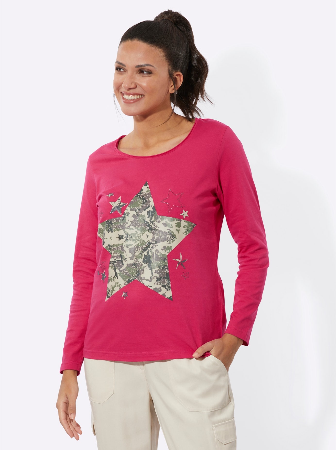 Classic Basics Langarmshirt "Langarm-Shirt", 1 Stk. günstig online kaufen