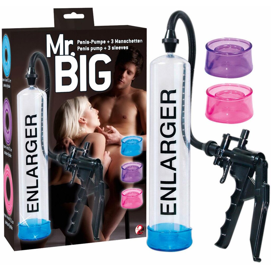 You2Toys Penis-Scherengriffpumpe »Mr. Big«