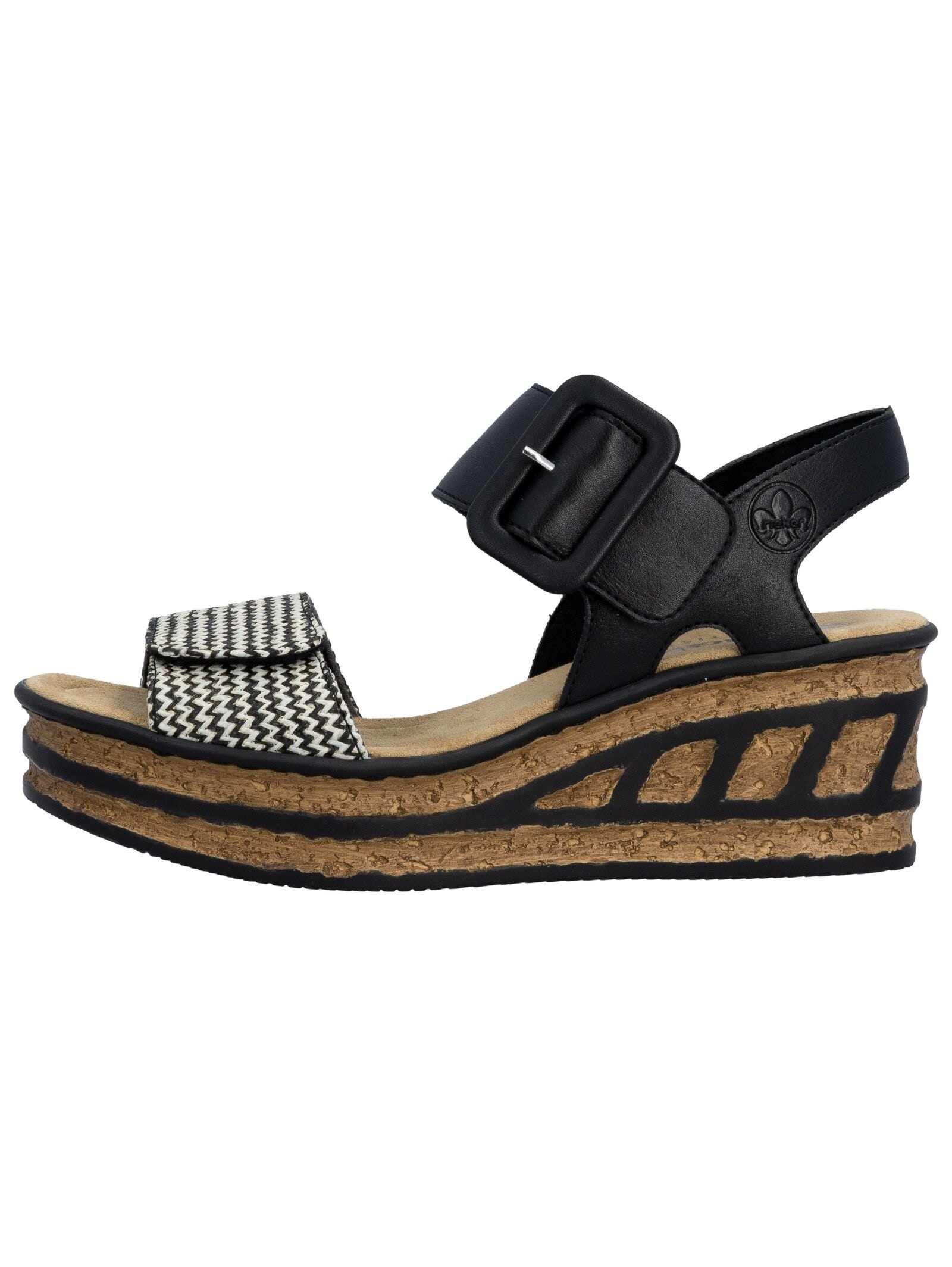 Rieker Keilsandalette »Rieker Sandalen Textil«