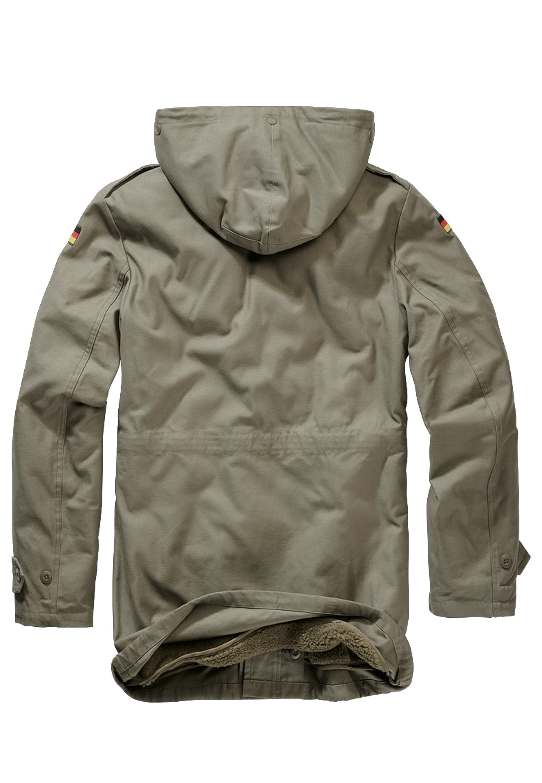 Brandit Allwetterjacke »Brandit Herren BW Flag Parka« 1 Stk. tlg. mit Kapuze