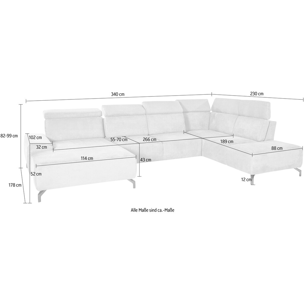 sit&more Wohnlandschaft »Gizeh«