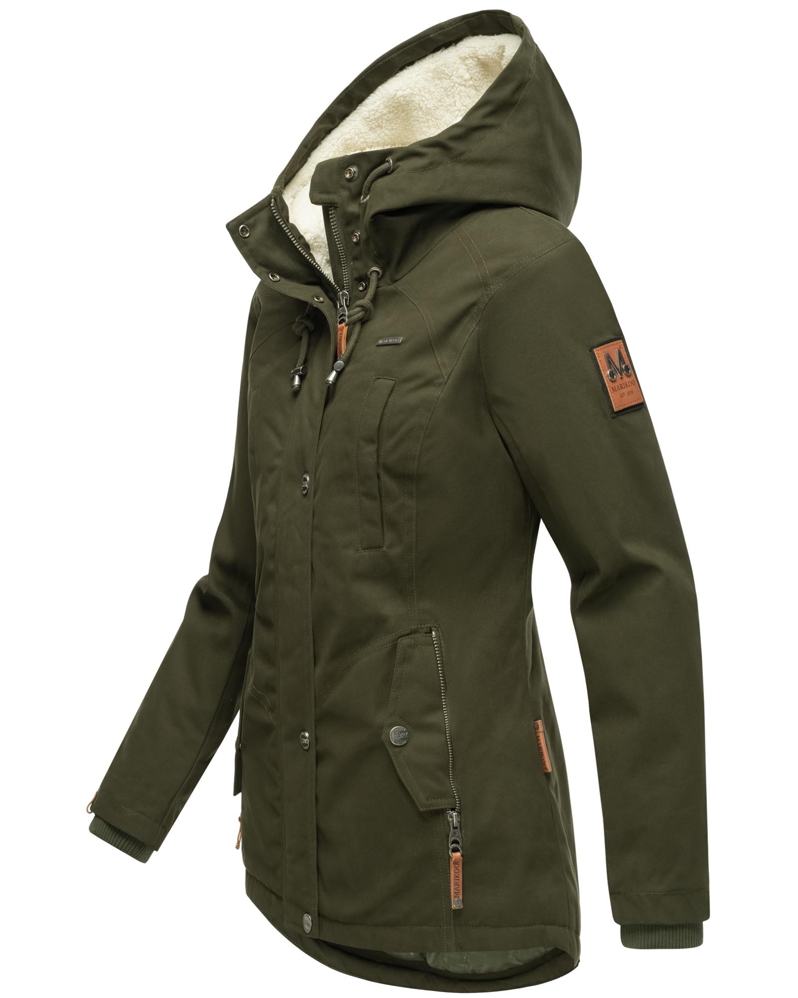 Marikoo Winterjacke »Bikoo«, mit Kapuze, sportliche Damen Outdoor Baumwolljacke mit Kapuze