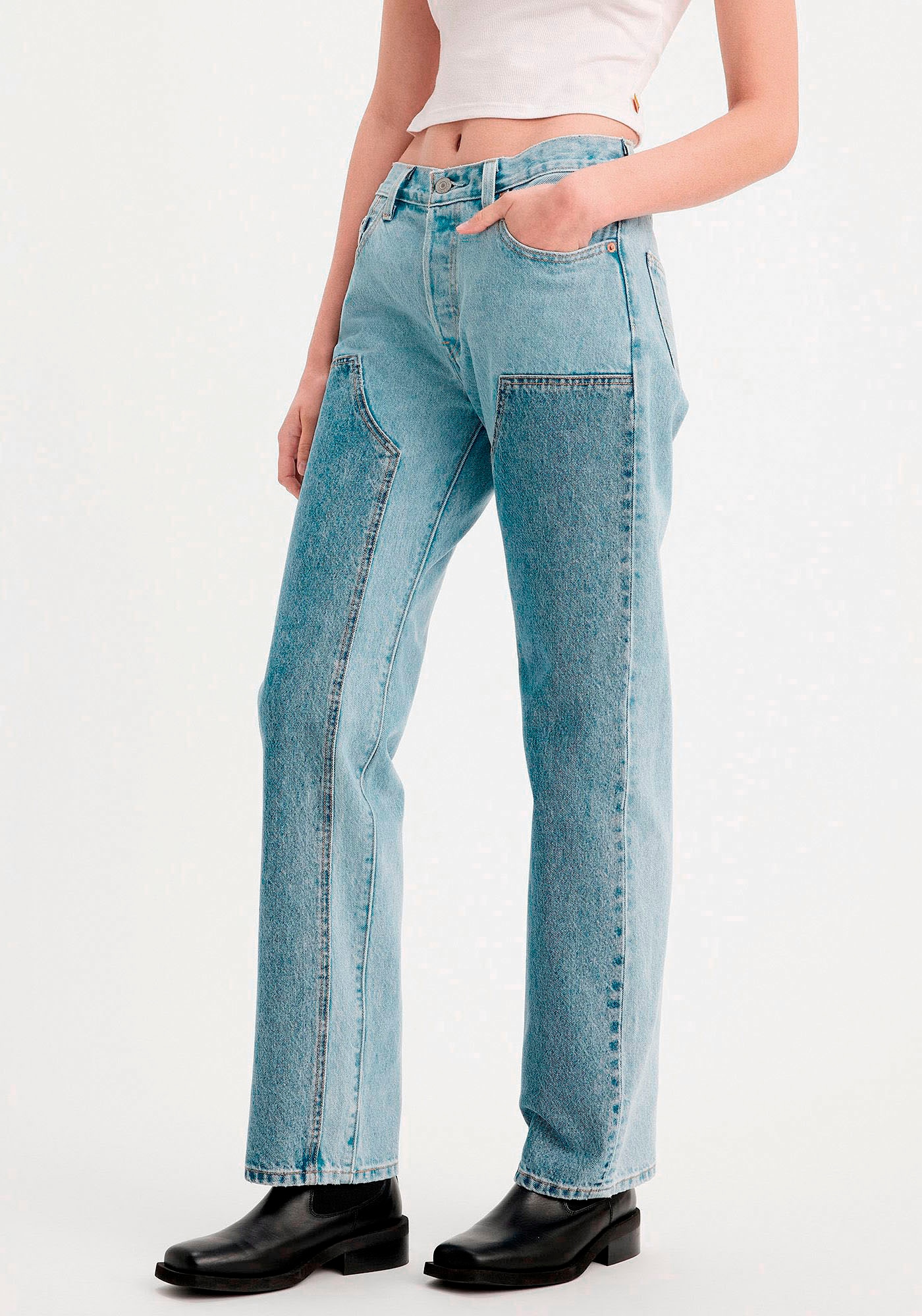 Levis Straight-Jeans "501 90S CHAPS MED IN" günstig online kaufen