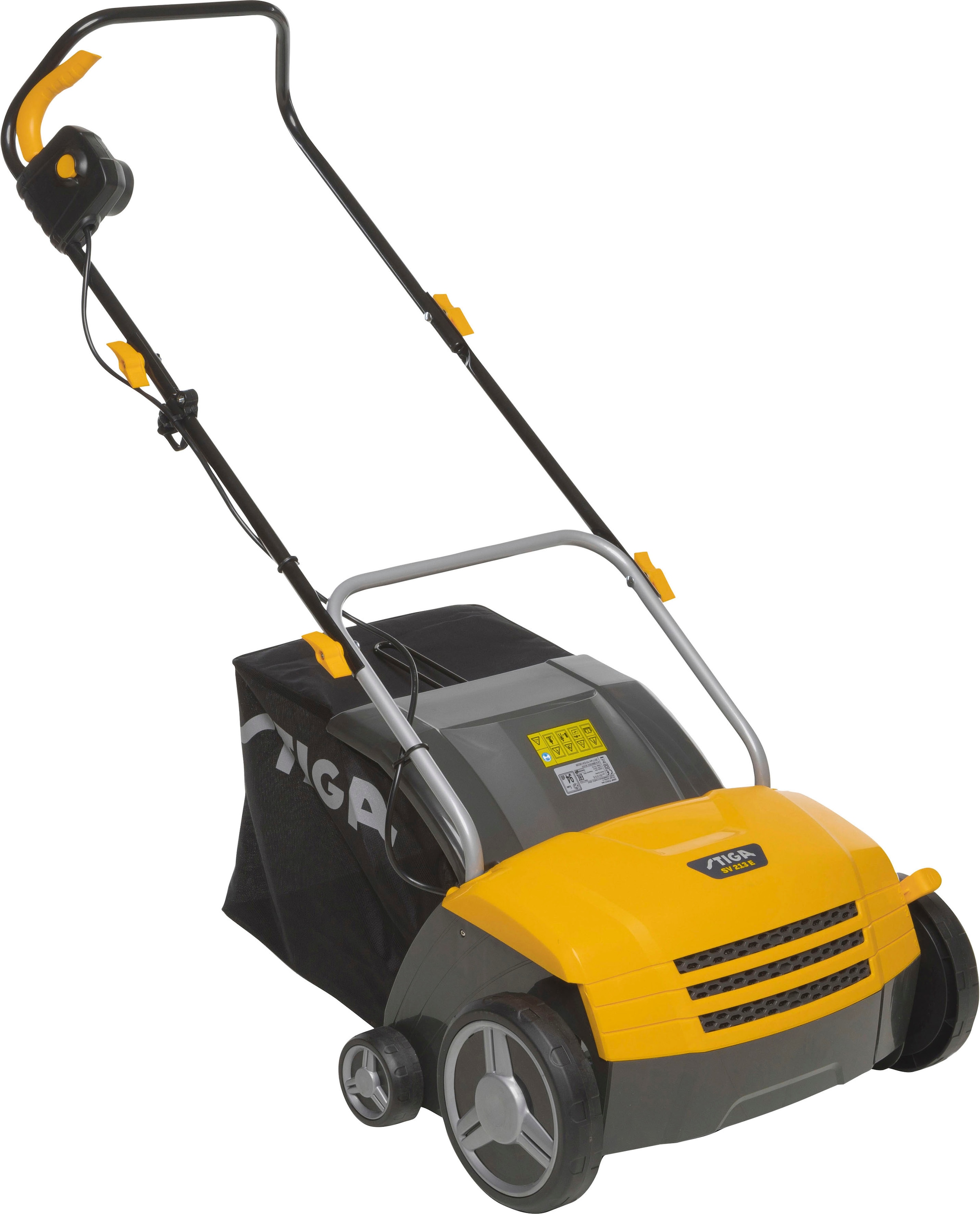 STIGA GARDEN Elektro-Vertikutierer »SV 213 E«, 2-in-1: Vertikutierer und Rasenlüfter