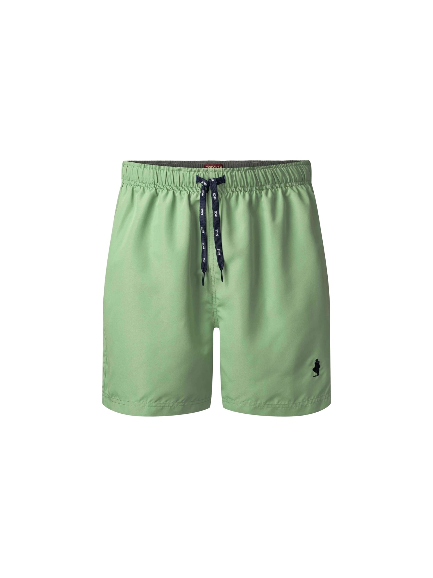 Badeshorts MCS "MCS Swim shorts MCGarland", Gr. XL, Normalgrößen, granite grün, Obermaterial: 100% Polyester, Badehosen Badeshorts