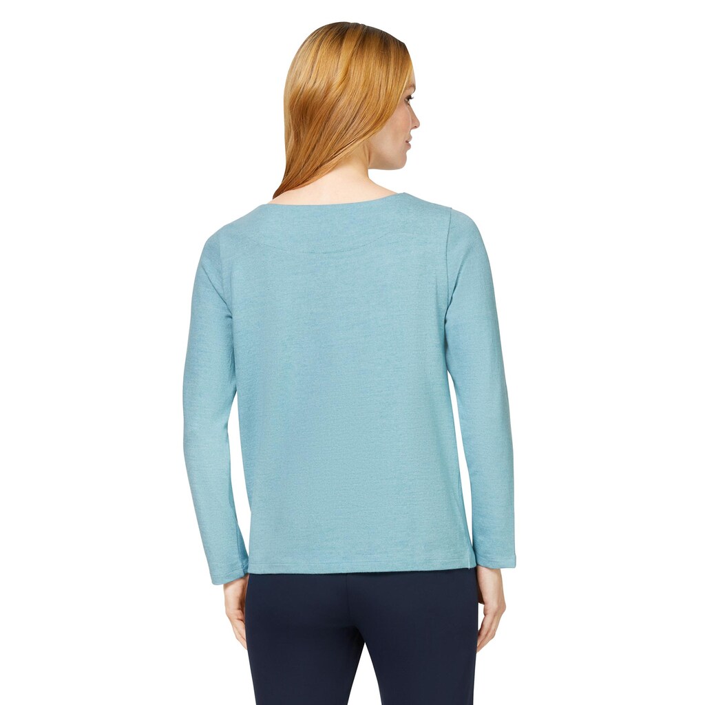 Damenmode Pullover LINEA TESINI by Heine Strickpullover »Pullover« aqua-meliert Damenmode Pullover LINEA TESINI by Heine Strickpullover »Pullover« aqua-meliert