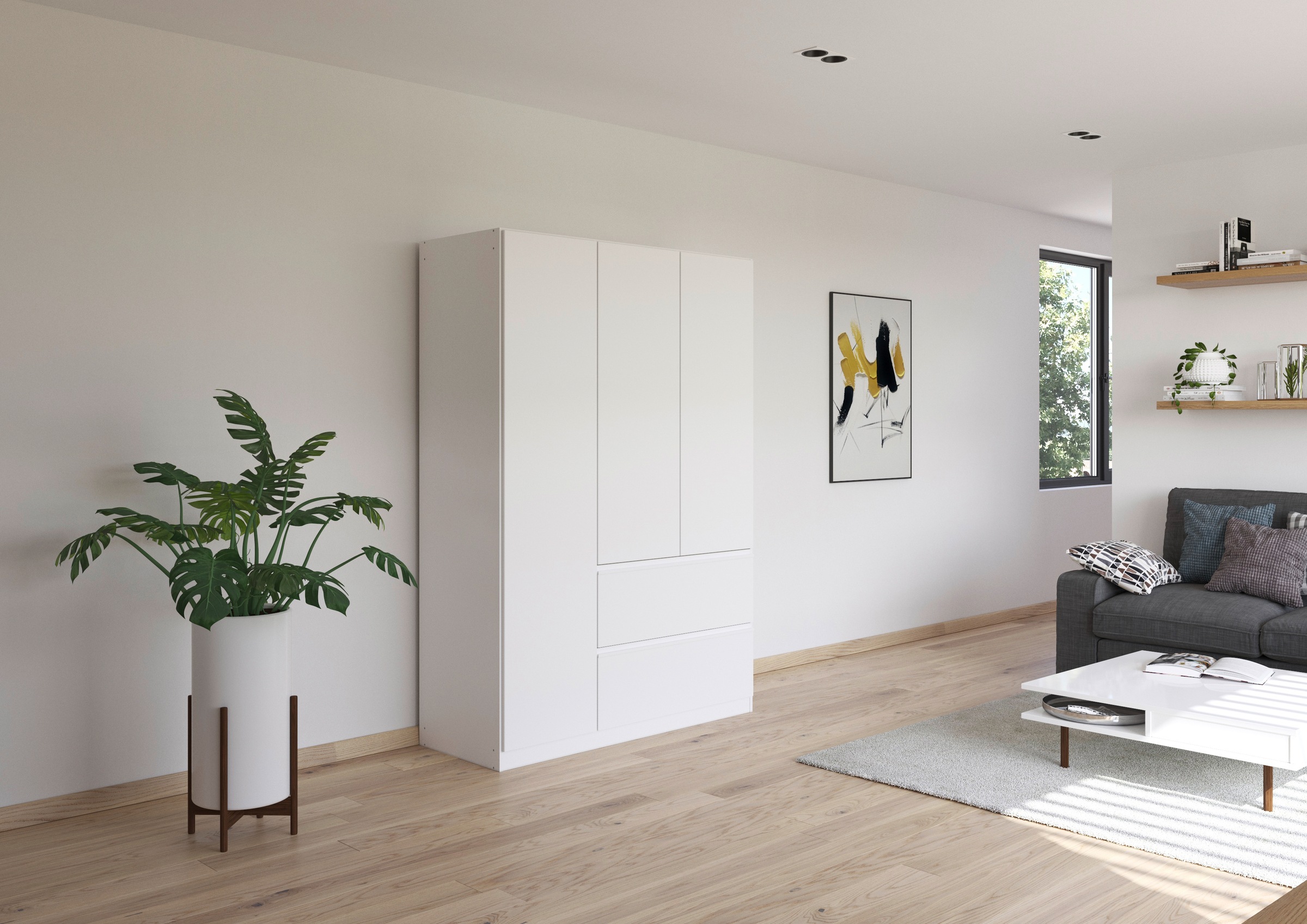 rauch Drehtürenschrank "Kleiderschrank Schrank Garderobe Wäscheschrank Schl günstig online kaufen