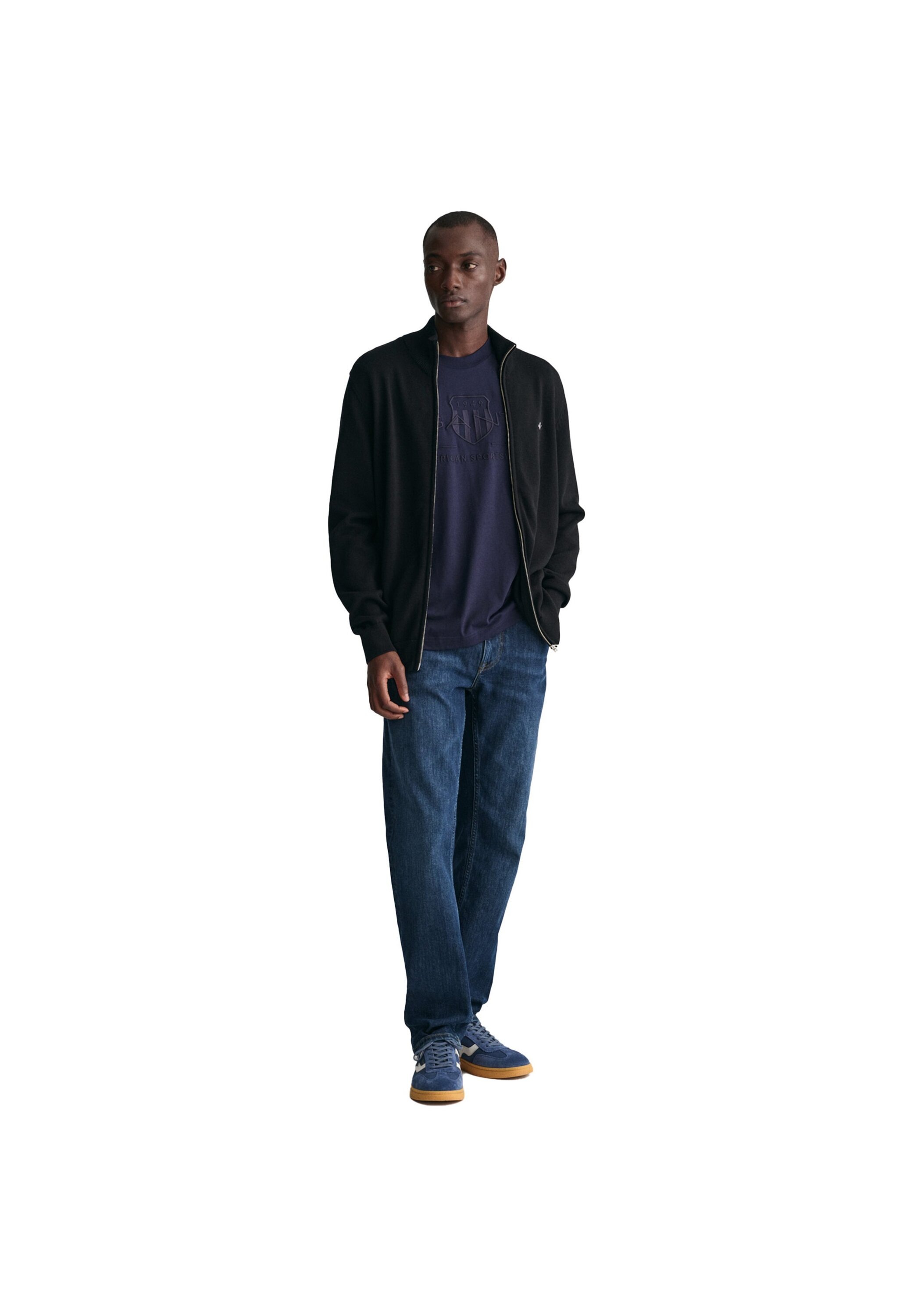 Gant Sweatshirt »Strickjacke CASUAL COTTON ZIP CARDIGAN«