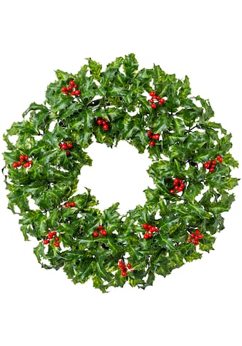 Creativ green Dekokranz »Weihnachtsdeko«, (1 St.), mit Ilex-Beeren kaufen