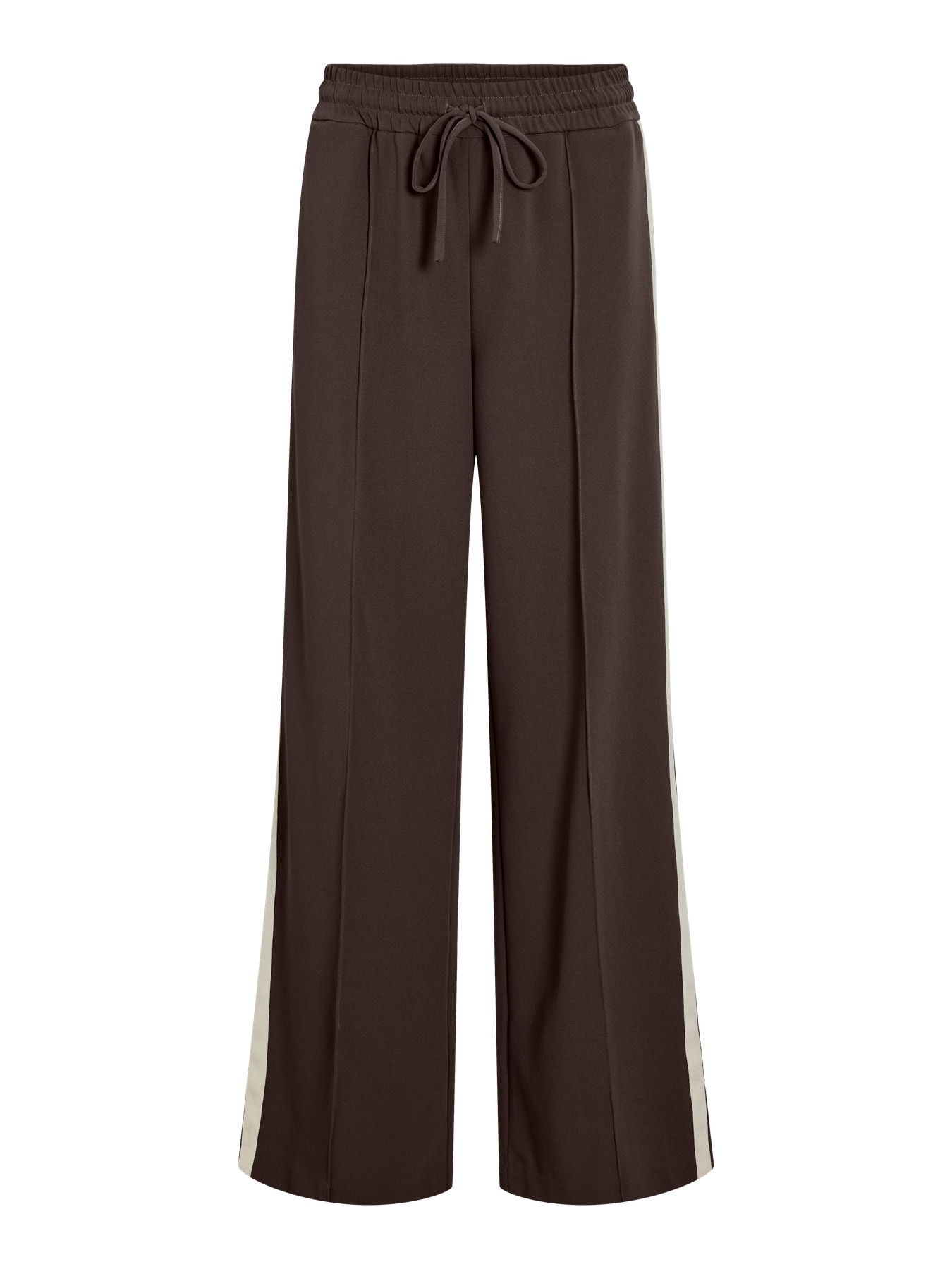 Vila Sweathose "VICLUA HW WIDE TRACK PANTS - NOOS" Materialmix, weit geschnitten