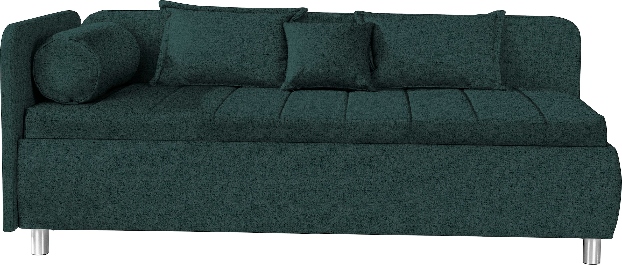 alina Schlafsofa "Kiana", mit Bettkasten und Zierkissen, Liegefläche 90/200 cm oder 100/200 cm