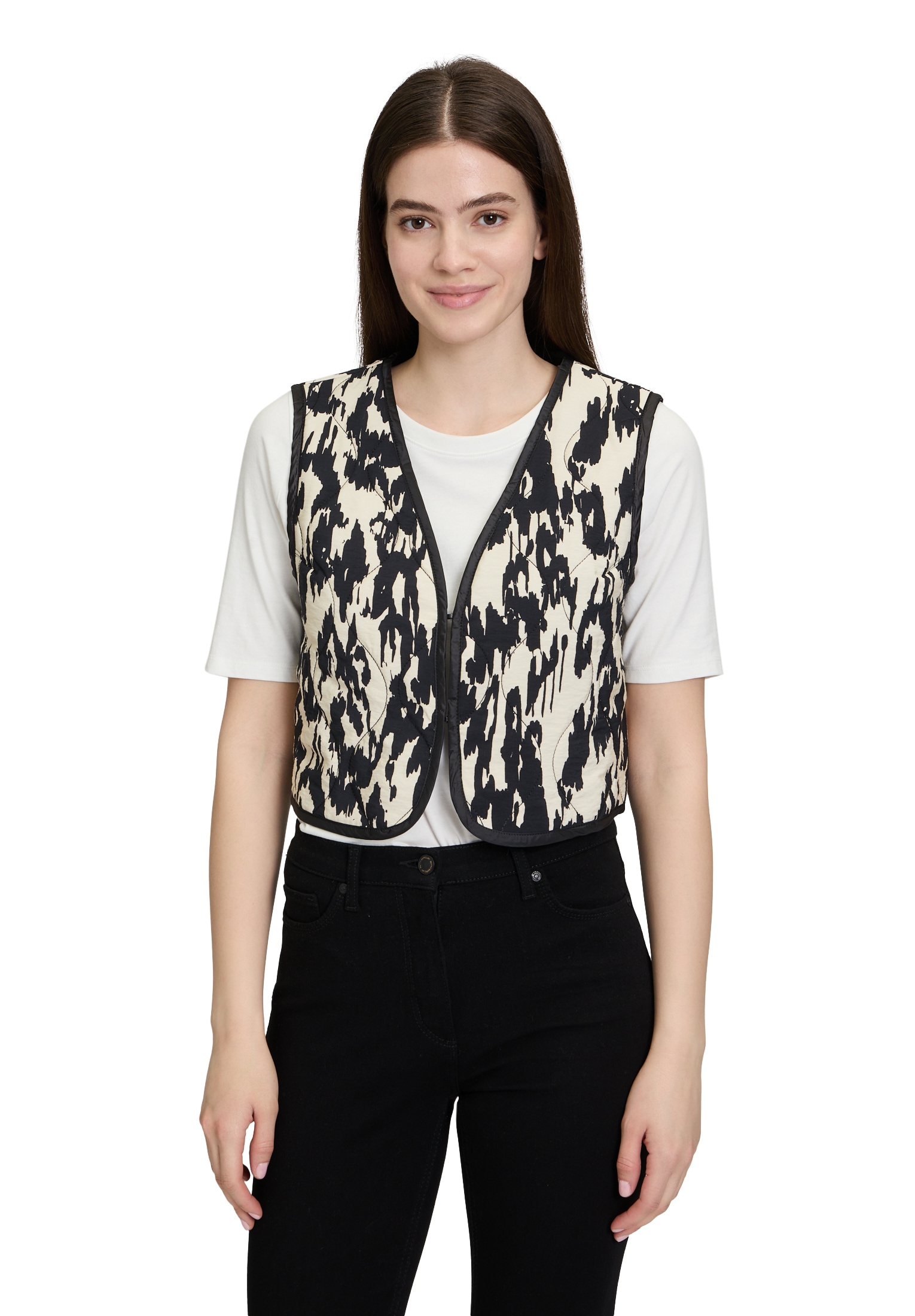 Betty Barclay Strickweste "Betty Barclay Damen Wendeweste ohne Arm", Form günstig online kaufen