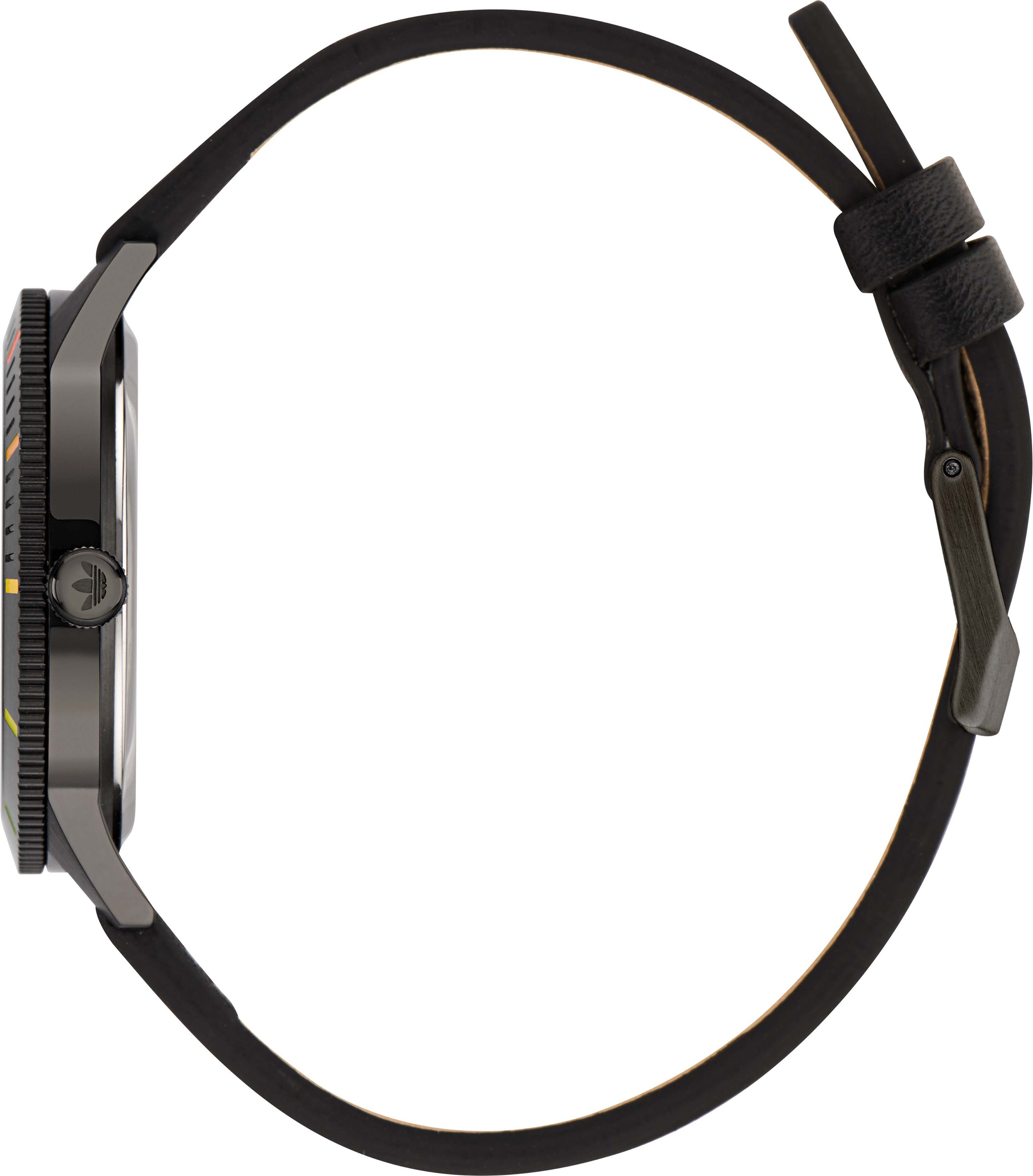 adidas Originals Quarzuhr »EDITION FREE ICON SMALL«, Armbanduhr, Damenuhr, analog, Lederarmband