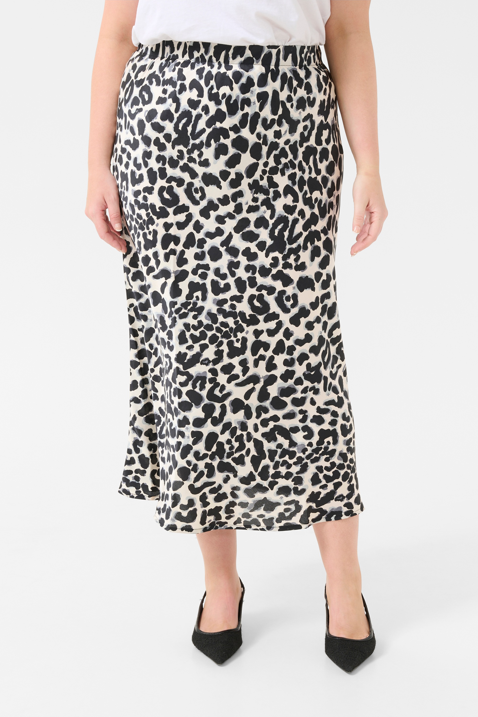 KAFFE Curve Midirock »Damen Rock KCjuna«