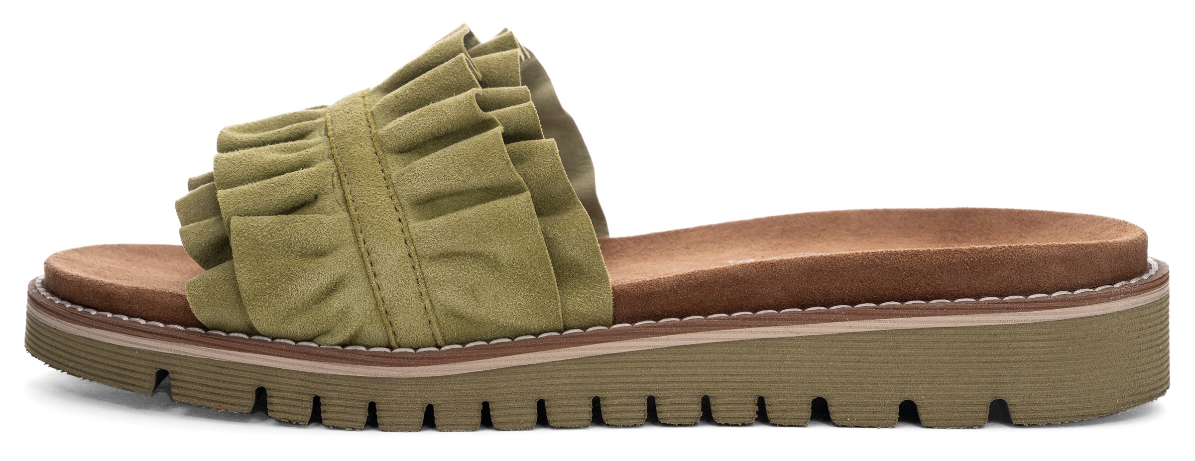 Ara Pantolette »KENT«, Slides, Flats, Sandale mit geraffter Bandage