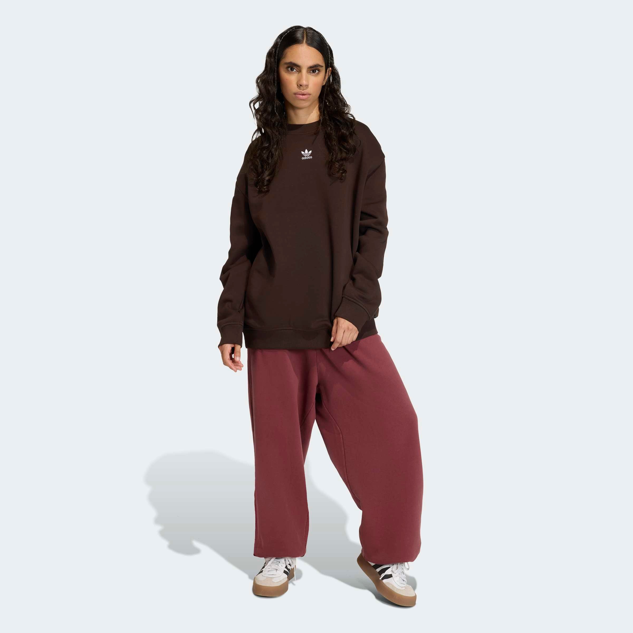 adidas Originals Sweatshirt »ESS CREW FL OS«, mit sportlichem Stil, aus Baumwolle
