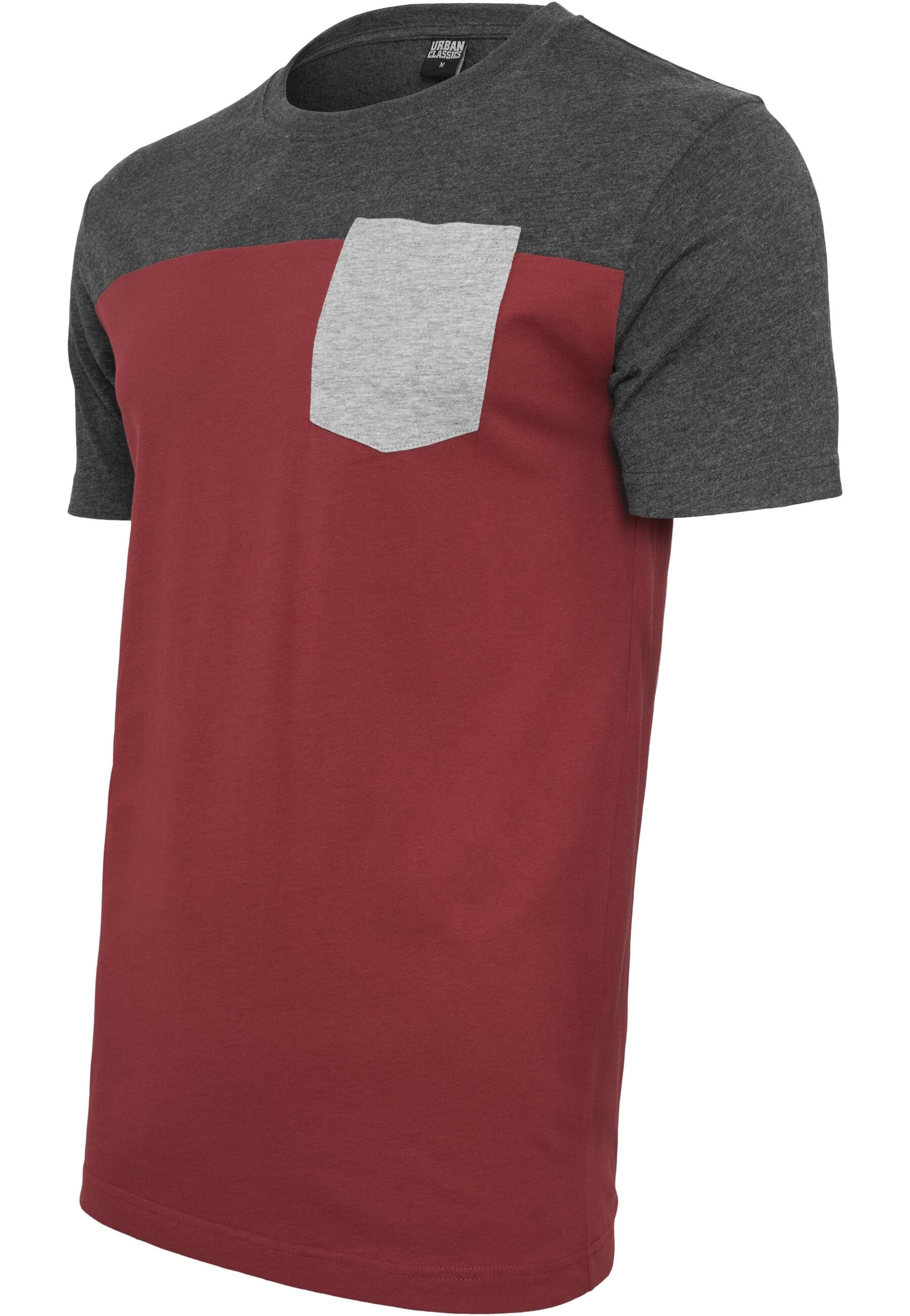 URBAN CLASSICS T-Shirt »Urban Classics Herren 3-Tone Pocket Tee«, (1 tlg.)
