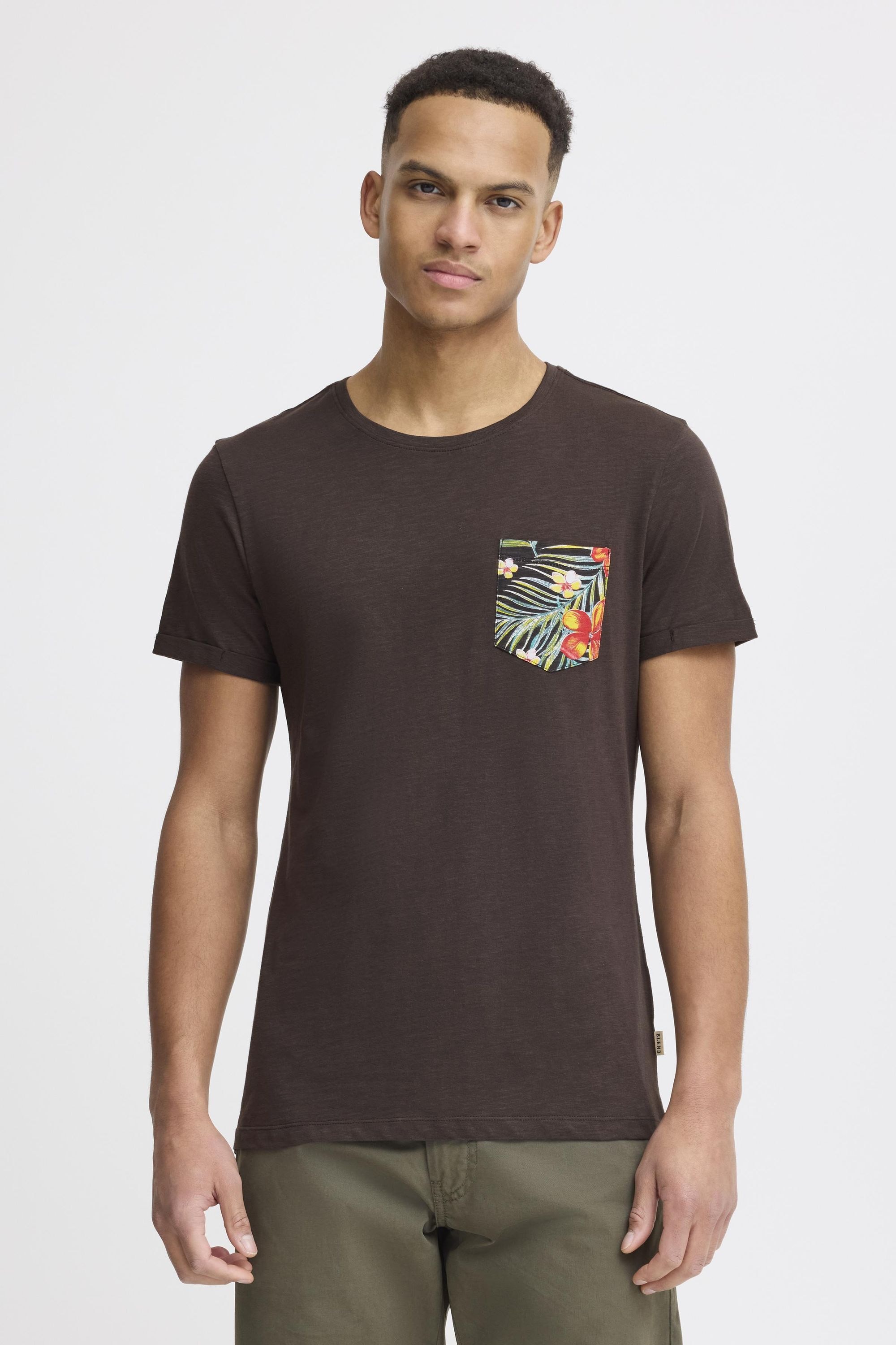 Blend T-Shirt "BHFlorens" T-Shirt mit Brusttasche günstig online kaufen