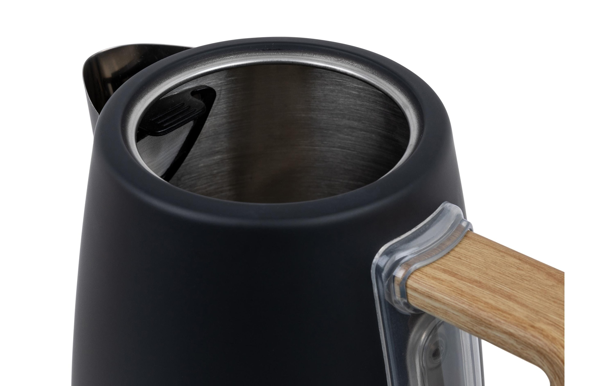FURBER Wasserkocher »Wasserkocher Schwarz/Holz« 1,7 l 2200 W