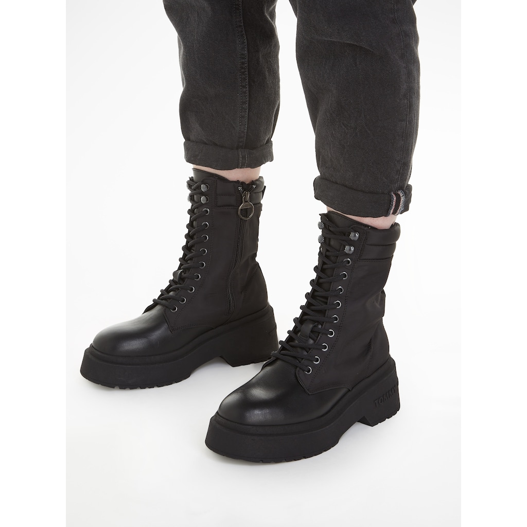 Tommy Jeans Schnürstiefelette »TJW LACE UP PADDED BOOT«