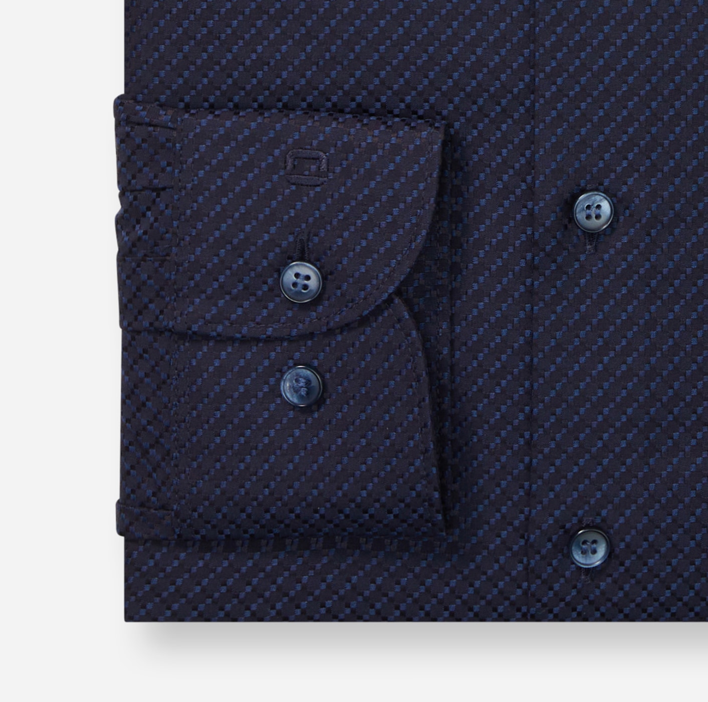 OLYMP Level 5 Herren Langarmhemd Marine 45 3