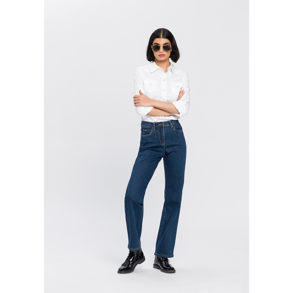 Arizona Gerade Jeans »Annett«, High Waist