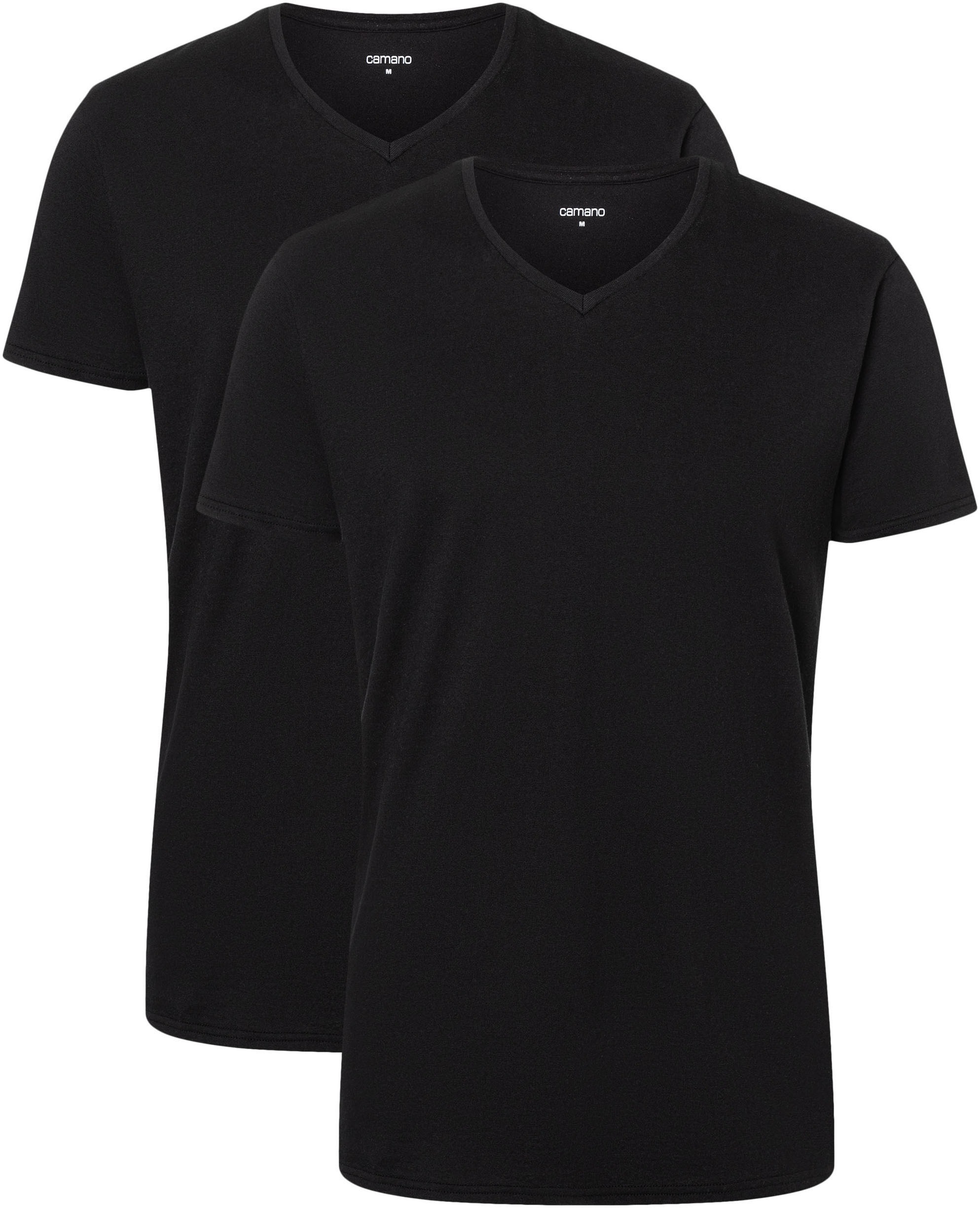 Camano T-Shirt "comfort", (2er Pack), mit V-Ausschnitt günstig online kaufen