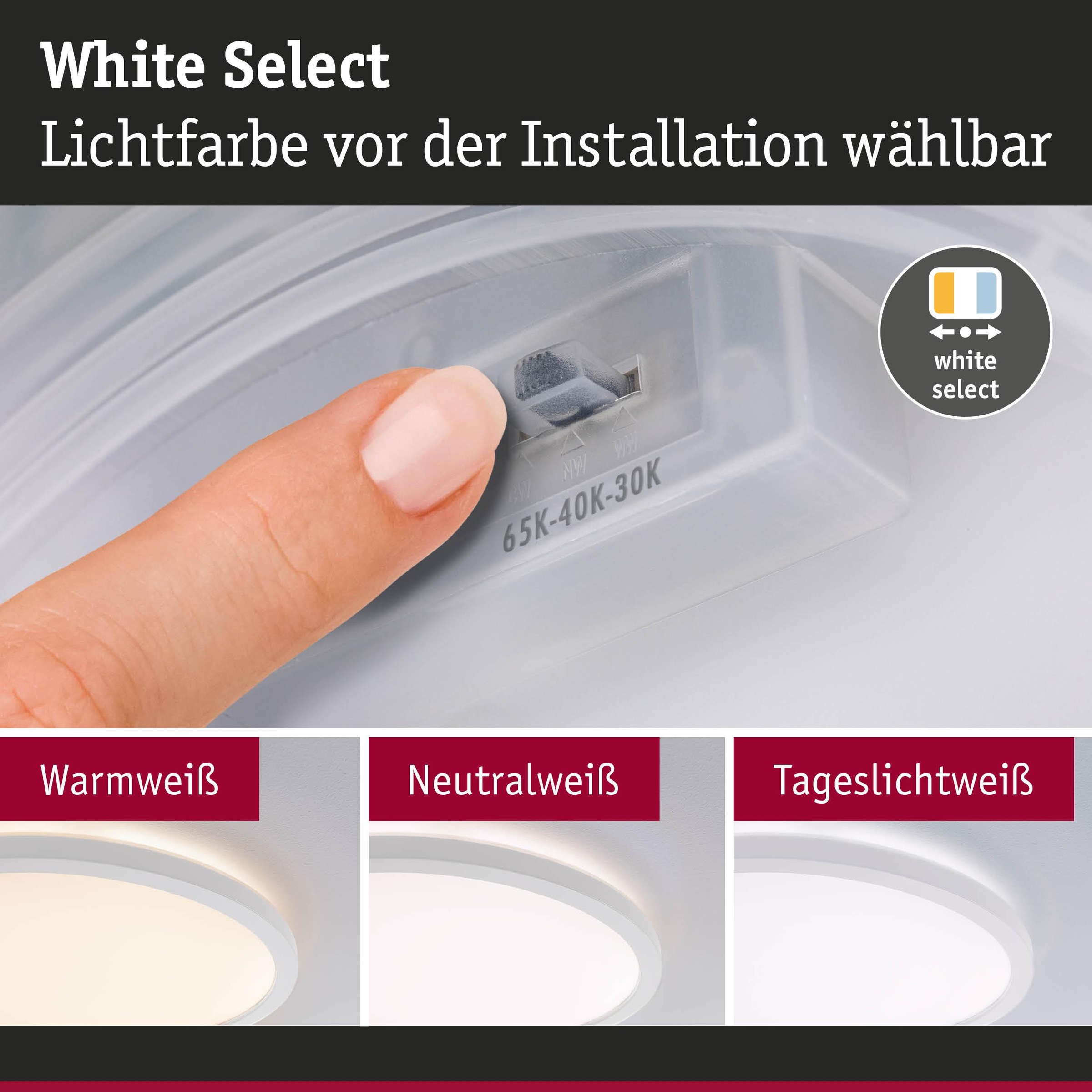 Paulmann LED Panel »Atria Shine IP44 rund 298mm 14,8W 2250lm 3000 - 6500K« LED-Modul 1 Stk. Tageslichtweiß Farbwechsler