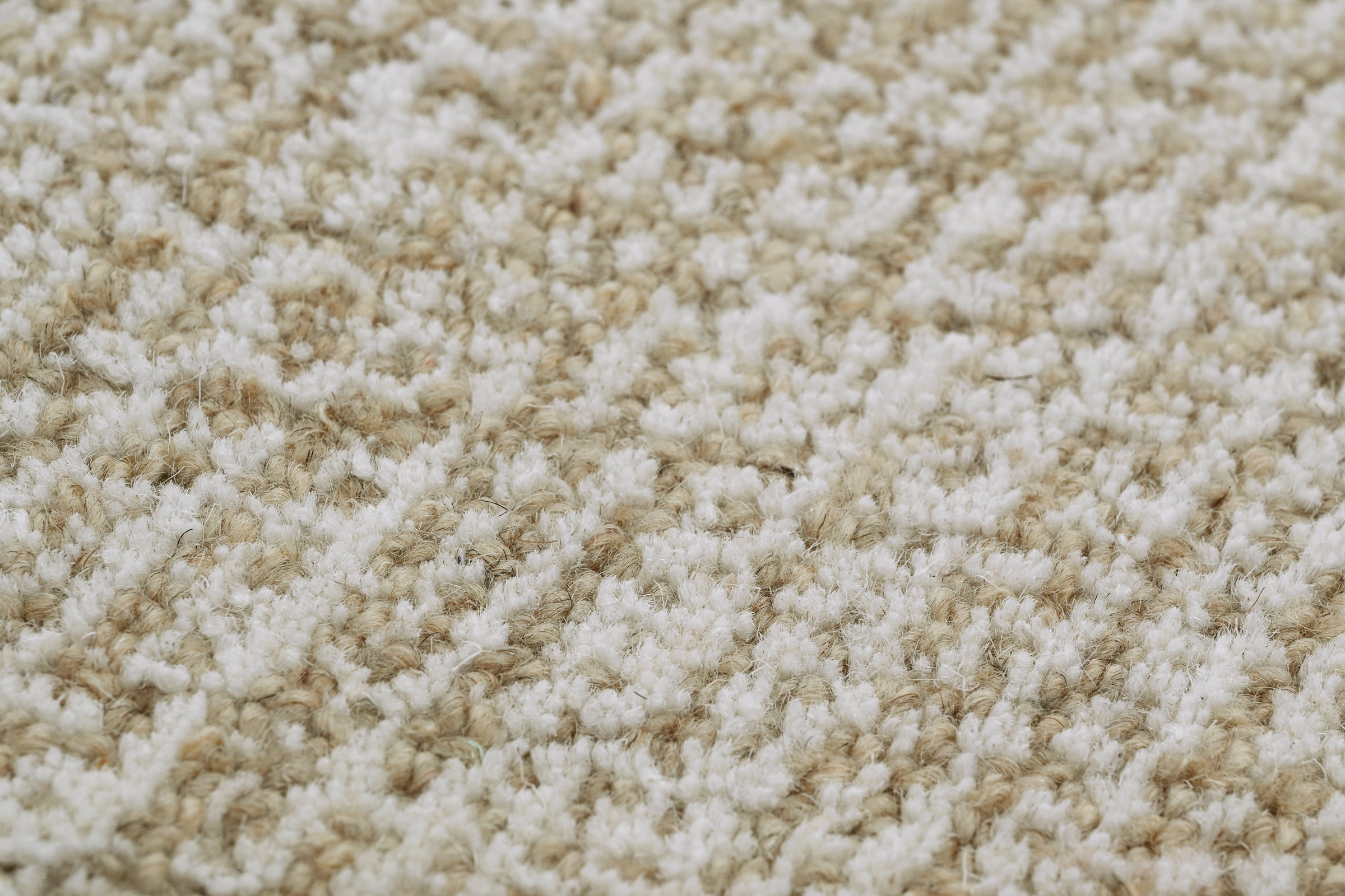Wecon home Wollteppich »Hamptons THIRTEEN«, rund, 10 mm Höhe, Schurwolle, Kurzflor, Wohnzimmer, Schlafzimmer, elegant, Wellen-Design