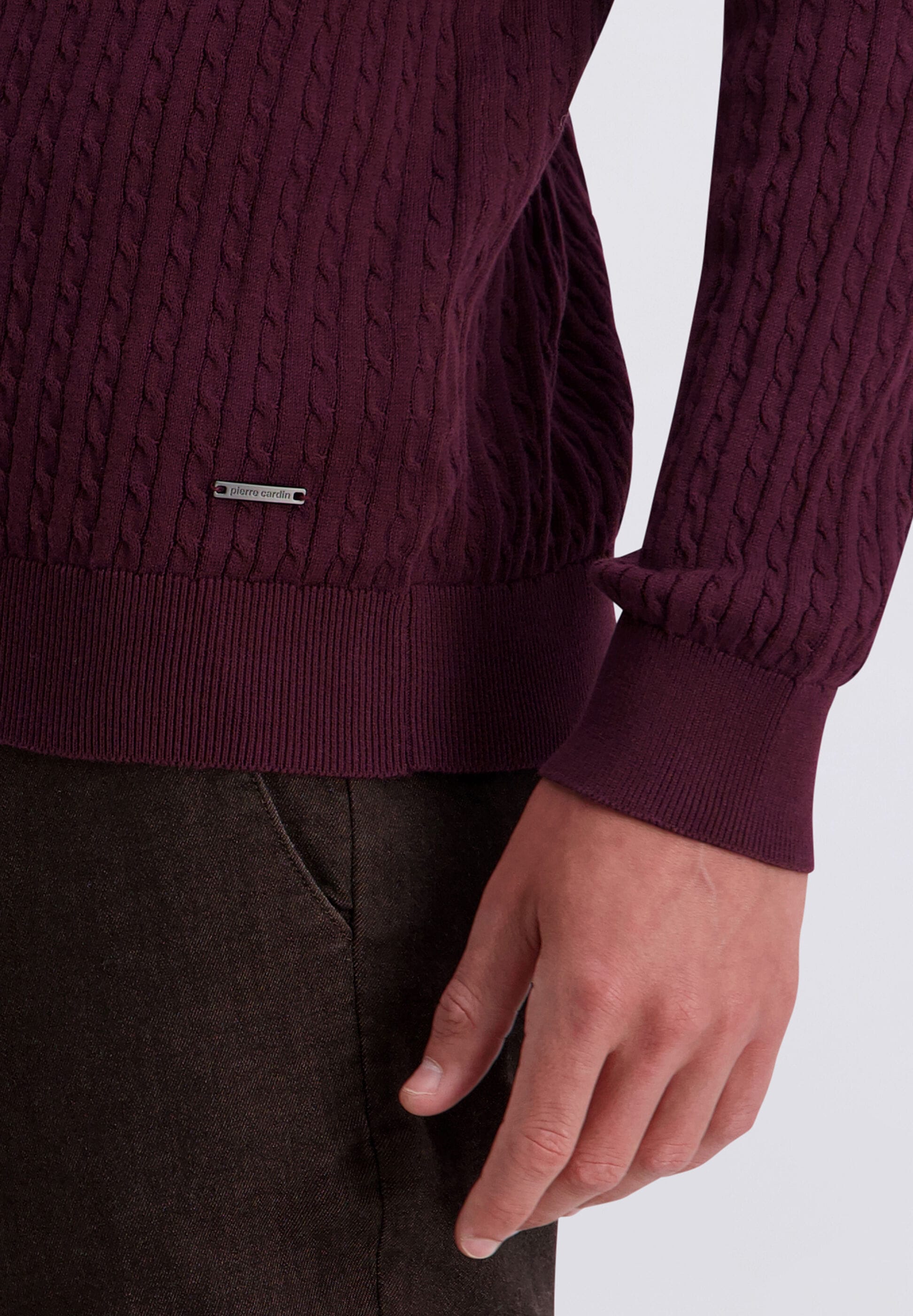 Pierre Cardin Strickpullover »Pierre Cardin Pullover« mit Allover-Print