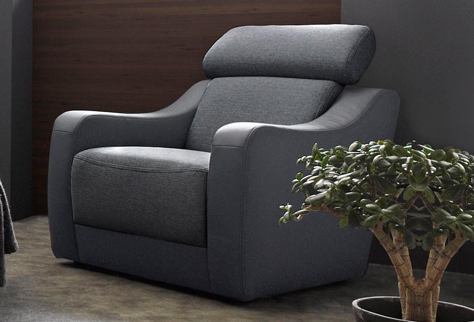 exxpo - sofa fashion Sessel "Happy", inklusive Kopf- bzw. Rückenverstellung