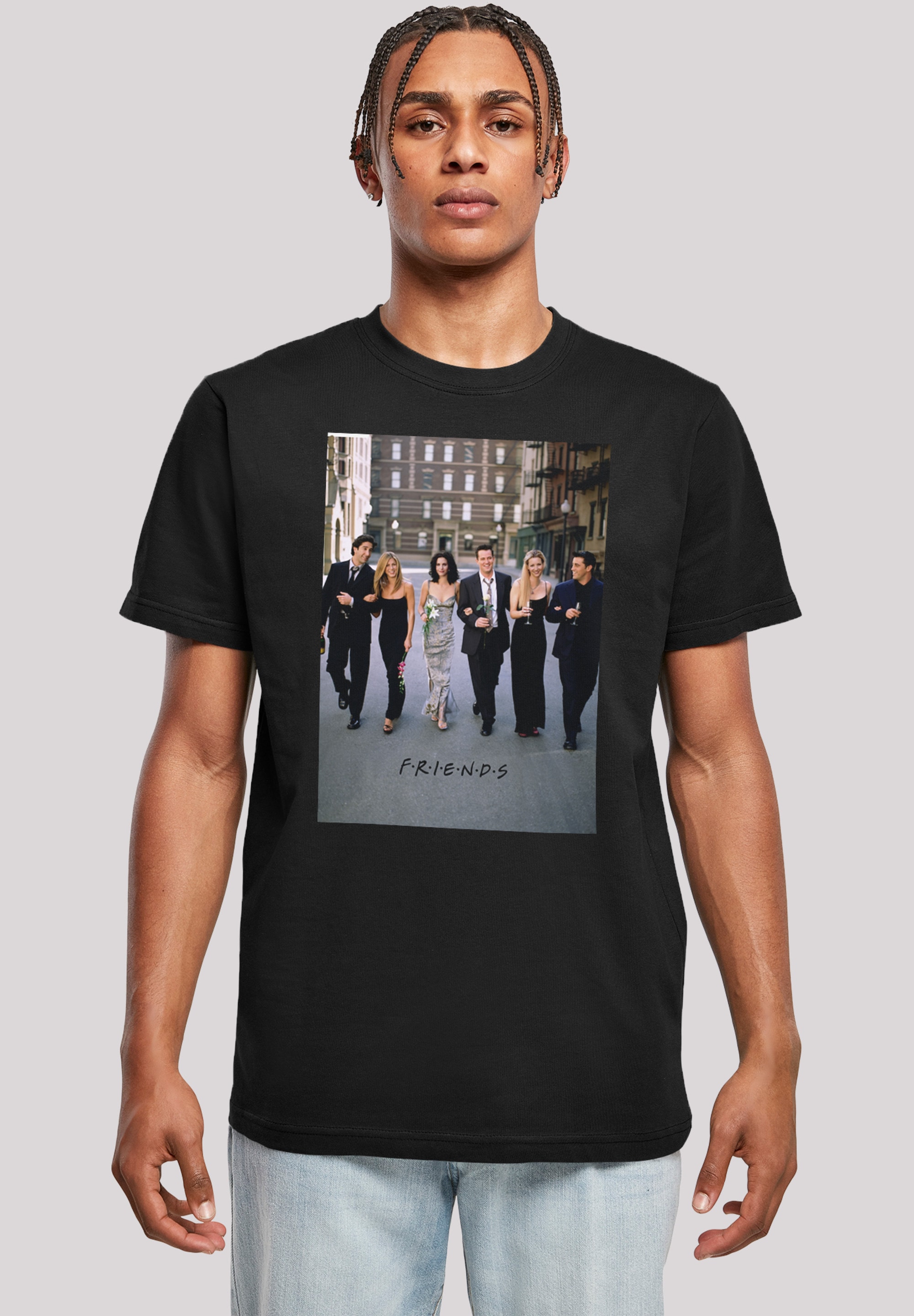 F4NT4STIC T-Shirt "Die Familie Feuerstein Group Circle", Print günstig online kaufen