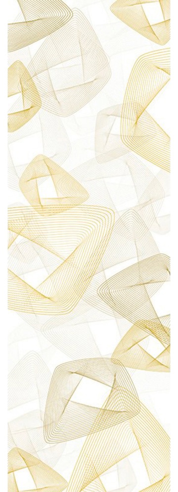 Architects Paper Fototapete "Golden Glow Bright Gold", Grafik Tapete Grafisch Weiß Gold Fototapete Panel 1,00m x 2,80m