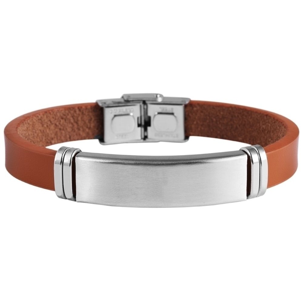 Adelia´s Armband »Herren Armband aus Leder 21 cm« Zum Verschenken an Menschen, die Ihnen am Herzen liegen