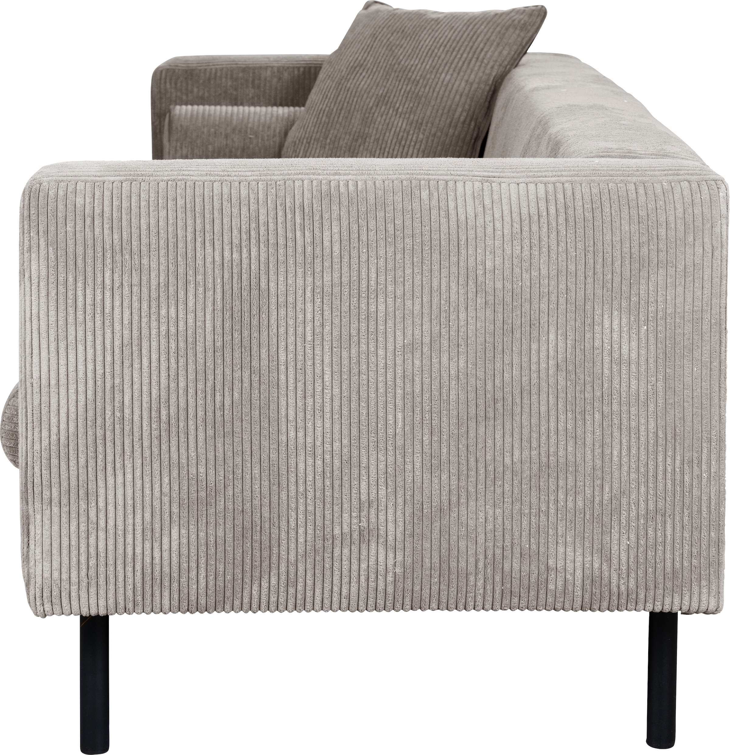Guido Maria Kretschmer Home&Living 2-Sitzer »Lillibeth Designsofa mit Wellenunterfederung, Maße B/T/H: 155/74/83 cm«, Zierkissen als Wendekissen, in Samtoptik oder Cord