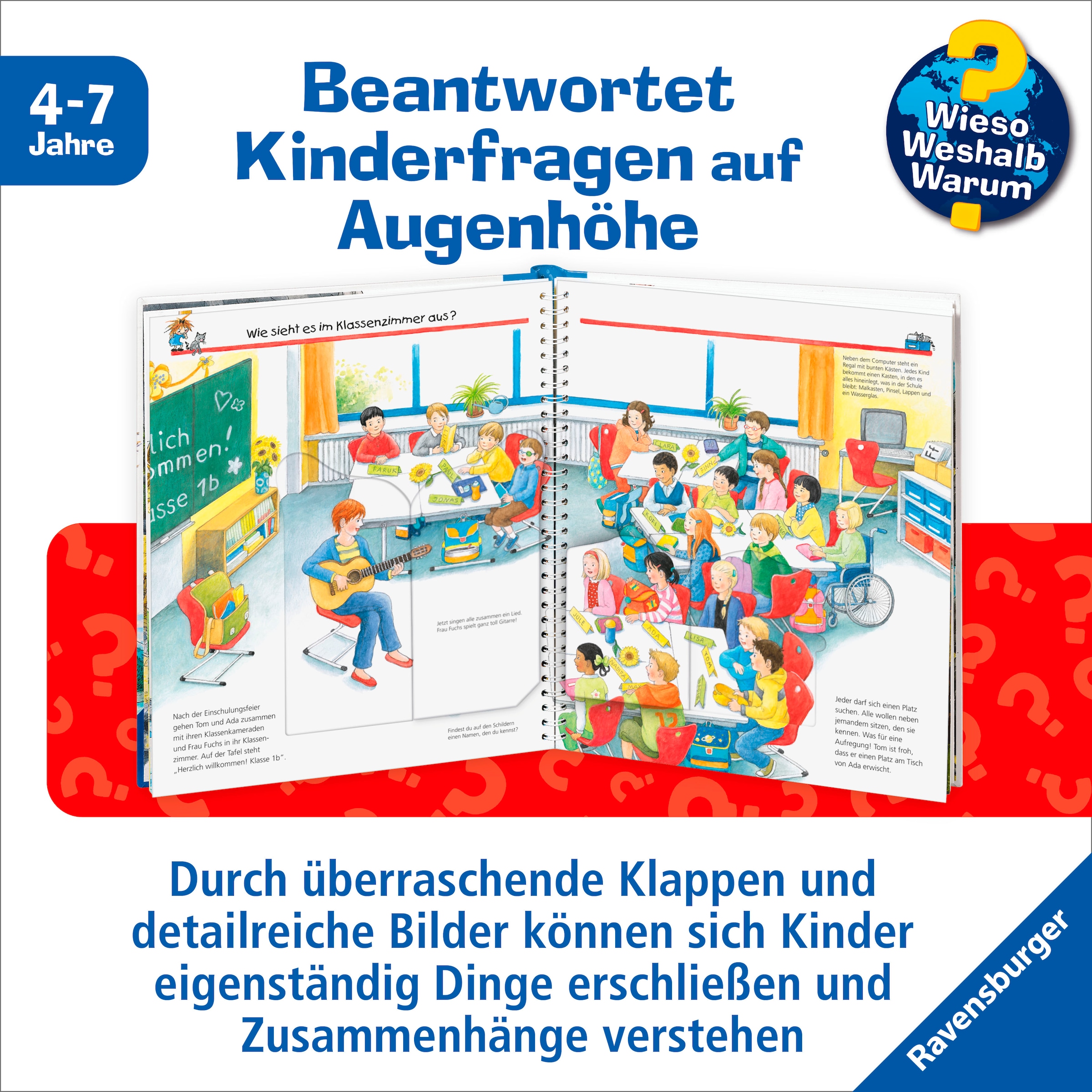 Ravensburger Buch »Wieso? Weshalb? Warum?, Band 14: Ich komme in die Schule«