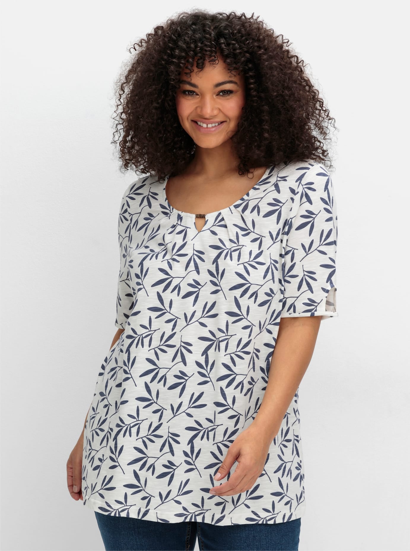 Sheego T-Shirt "T-Shirt", (1 tlg.) günstig online kaufen