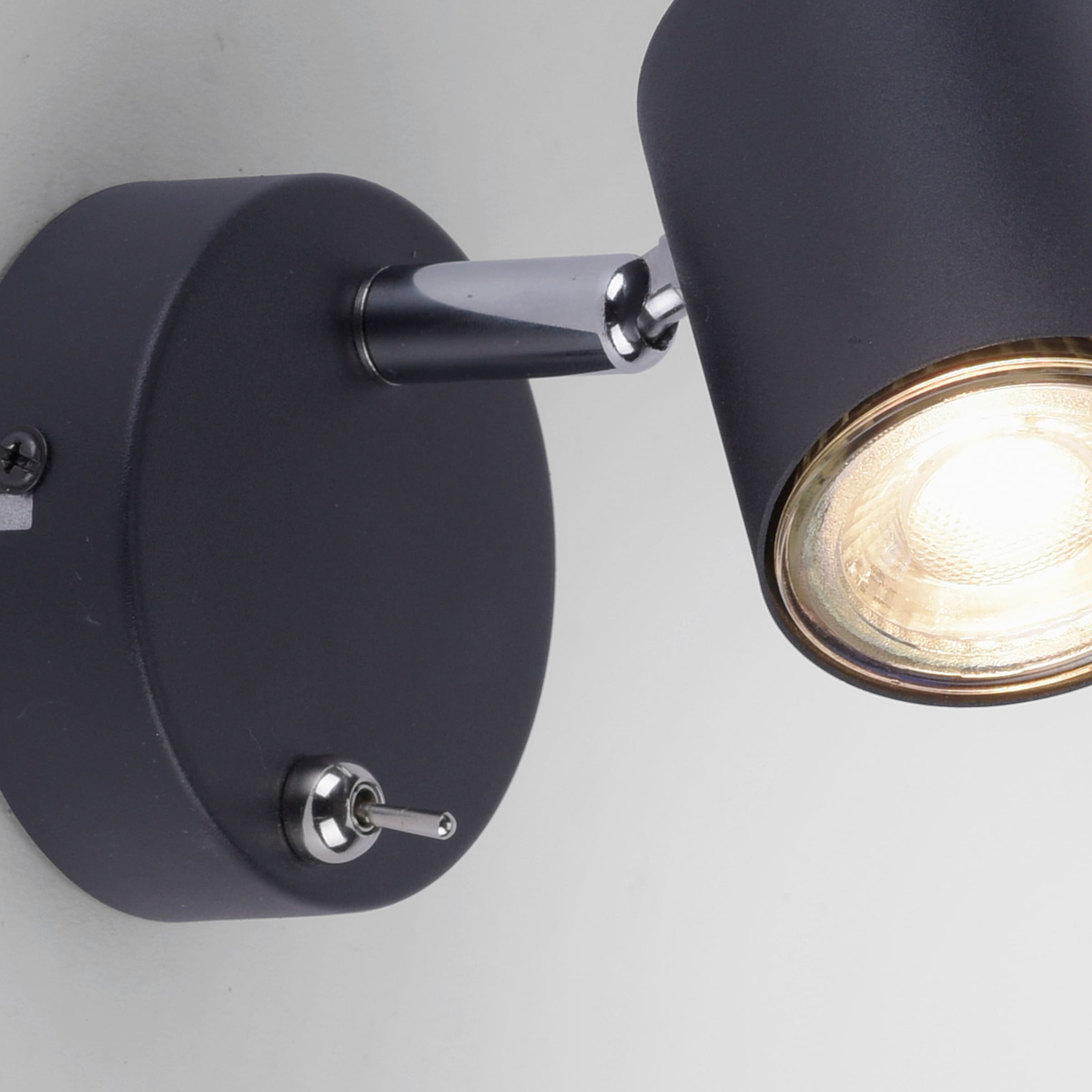 JUST LIGHT LED Wandleuchte »TARIK«, 1 flammig, Leuchtmittel GU10 | LED wechselbar, LED