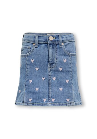 KIDS ONLY Jeansrock »KOGHOXTON HEART EMBROIDERY ...