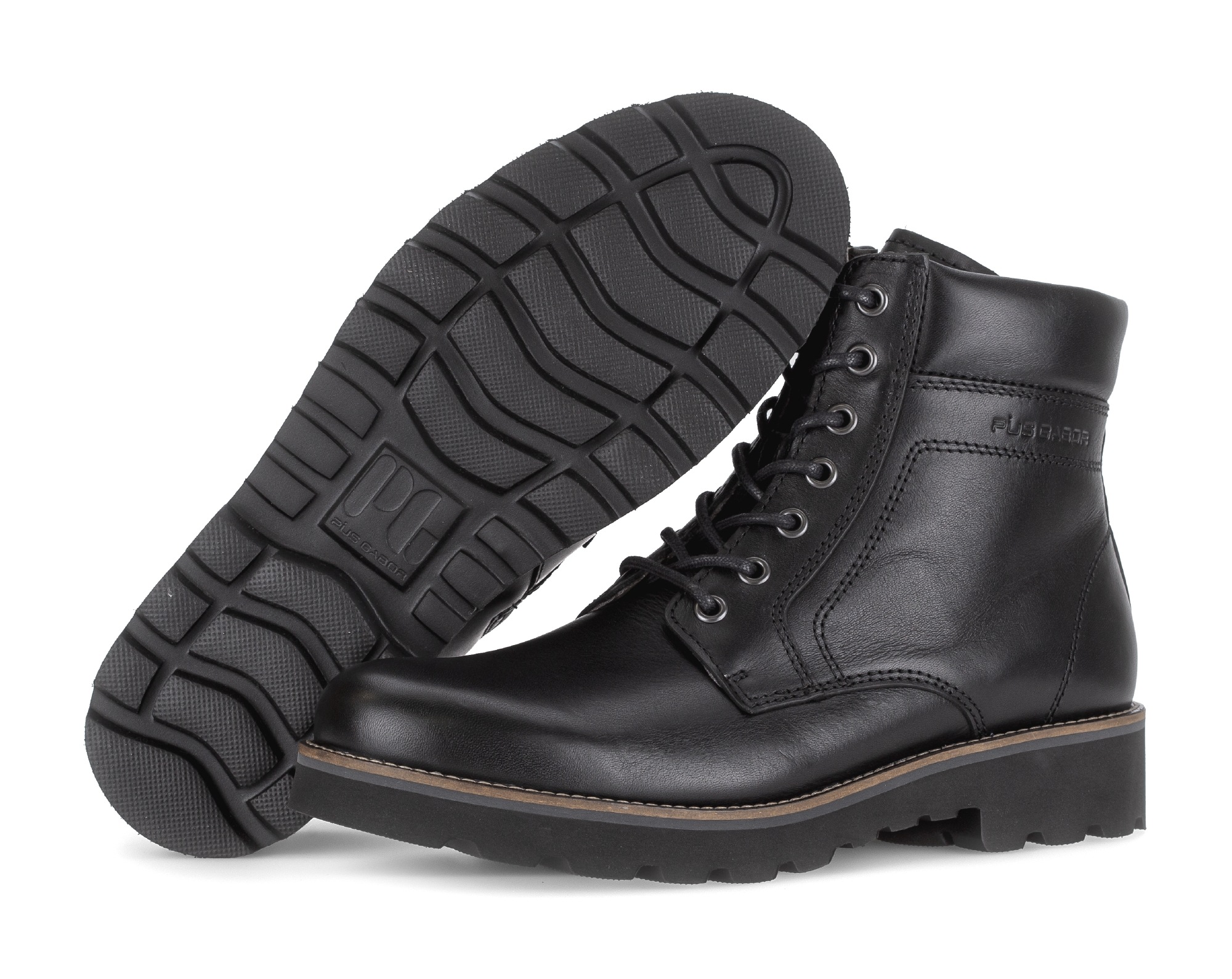 Pius Gabor Schnürboots, Blockabsatz, Komfortschuh, gepolsterter Schaftrand, günstig online kaufen
