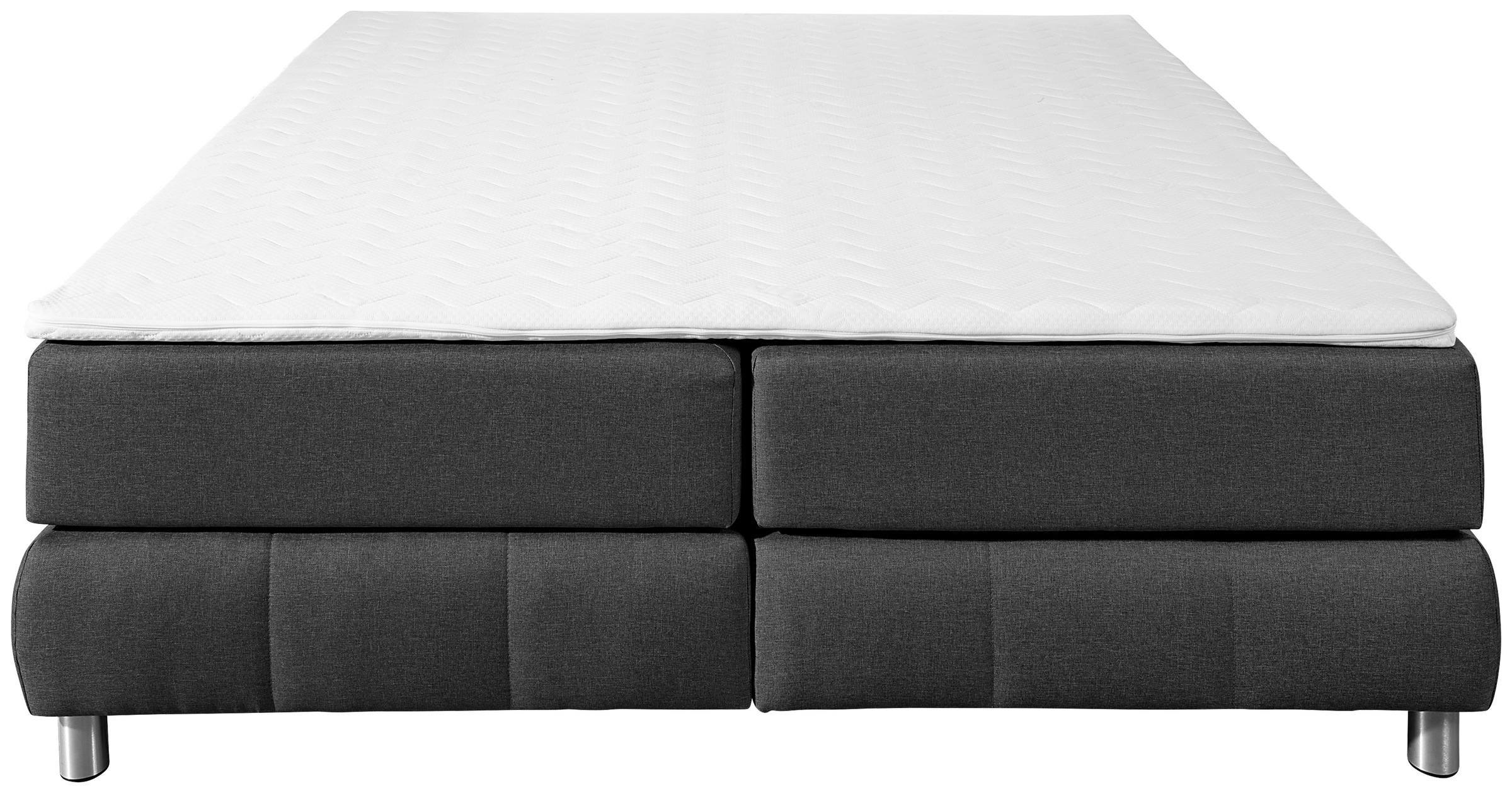 Home Affaire Salo Boxspring Bed Anthracite 186x206cm 2