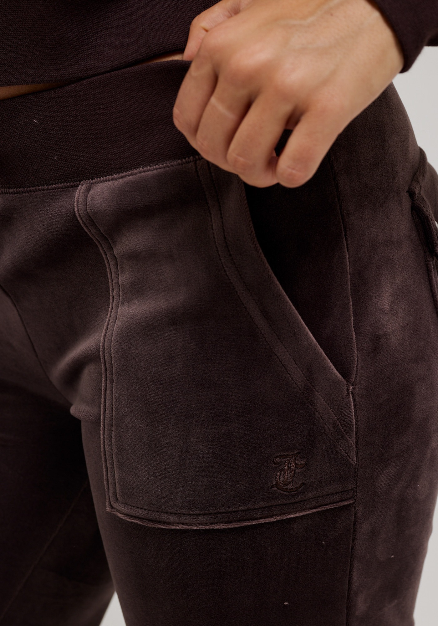 Juicy Couture Sweathose »DEL RAY PANT Damen«, Trainingshose Damen, Sweathose, Velour, Jogginghose mit Glitzer, Sale