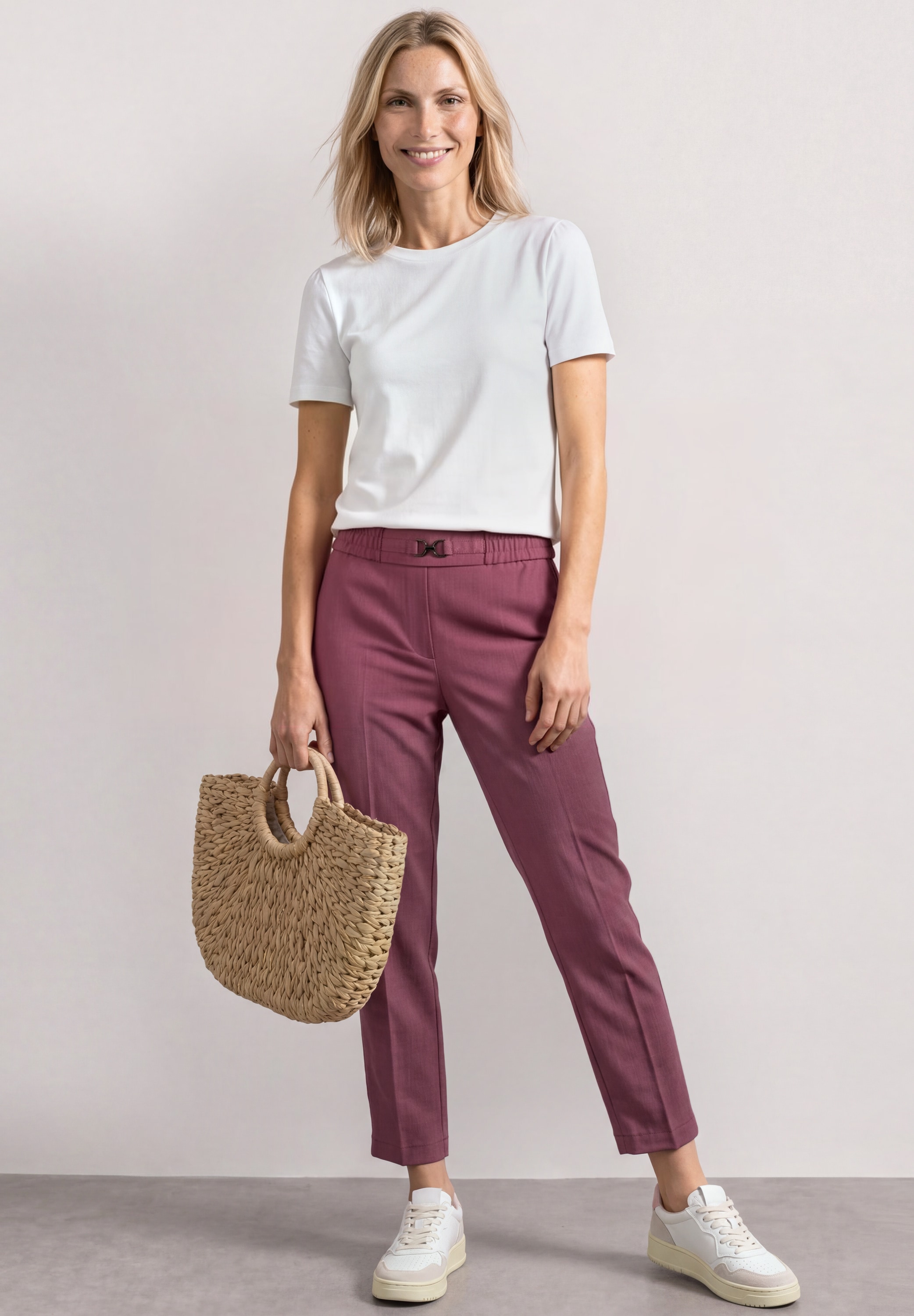 STREET ONE Stoffhose  Middle Waist