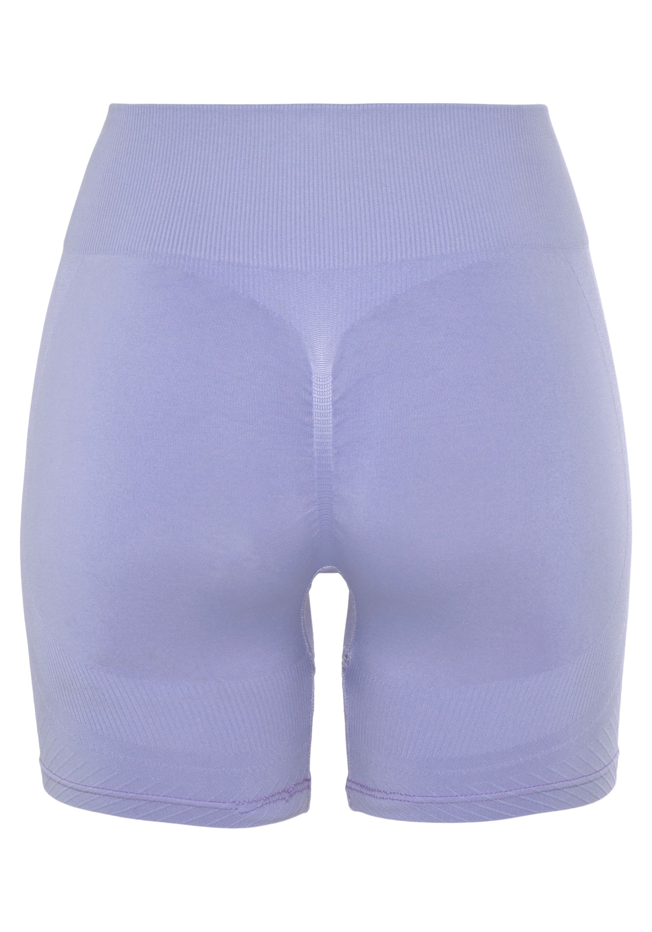 LASCANA Funktionsshorts »-Seamless Po Push Up Shorts«, mit Rippstruktur und Shapingeffekt, Sportshorts