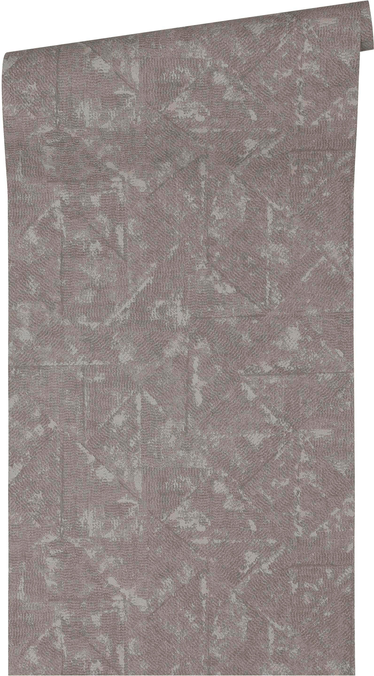 Architects Paper Vliestapete »Absolutely Chic«, Strukturmuster-gemustert-Motiv, Struktur Tapete Design Grafik Vliestapete Metallic Tapeten Wohnzimmer