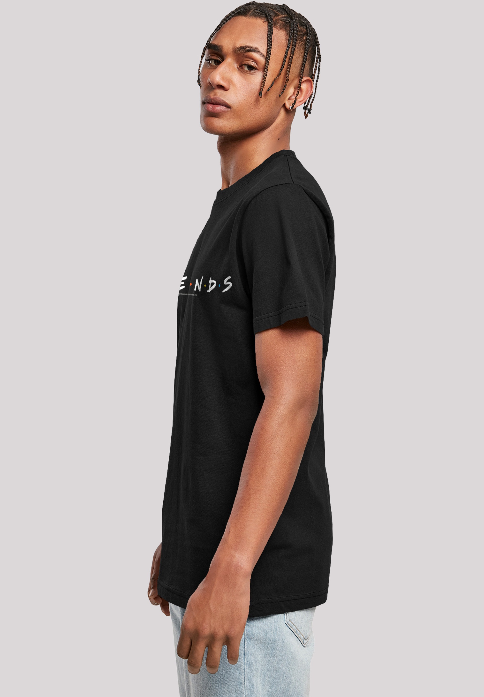 F4NT4STIC T-Shirt »FRIENDS TV Serie Text Logo«, Herren,Premium Merch,Regular-Fit,Basic,Bedruckt
