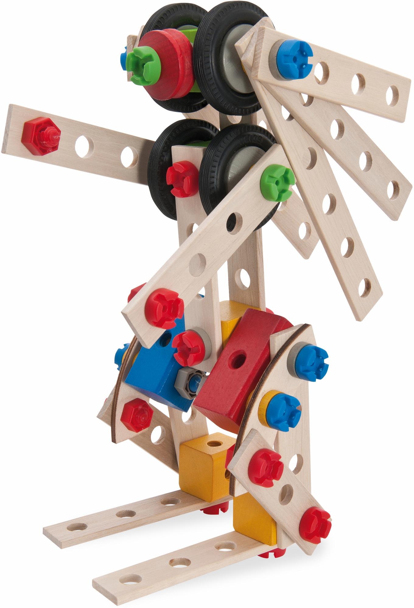 Eichhorn Konstruktionsspielsteine »Constructor große Lok, 100tlg.«, (100 St.), Made in Germany, FSC®- schützt Wald - weltweit