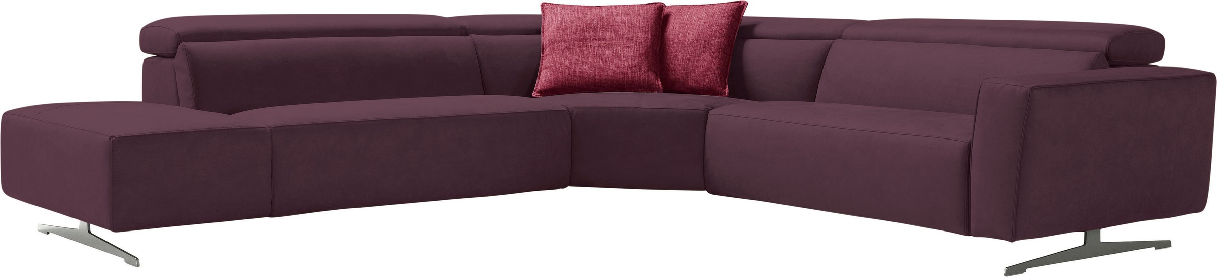 Egoitaliano Ecksofa "Stefanie-e, Designsofa der Extraklasse, bequem mit hoh günstig online kaufen