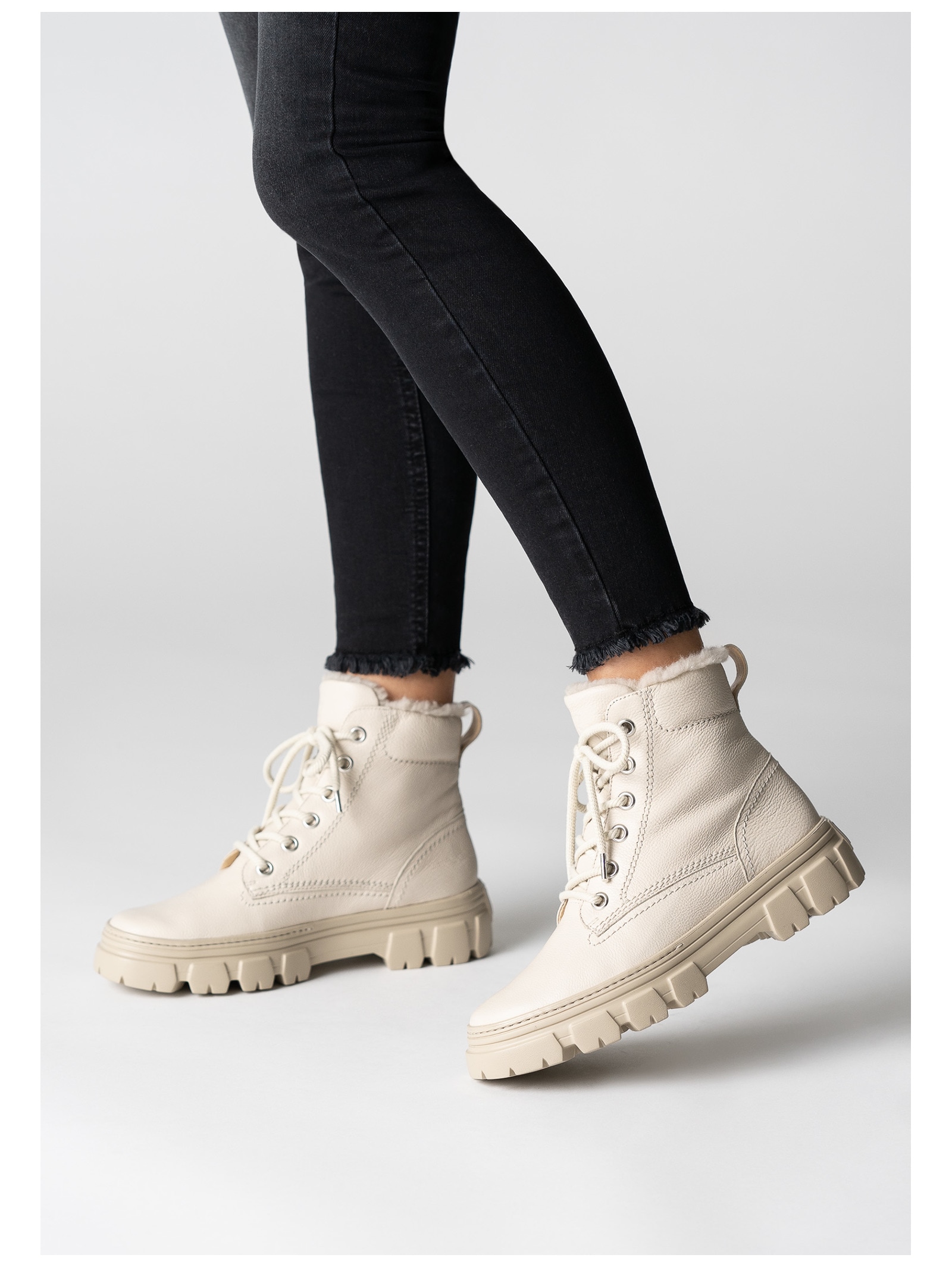 Paul Green Schnürstiefelette »Paul Green Stiefelette Glattleder«